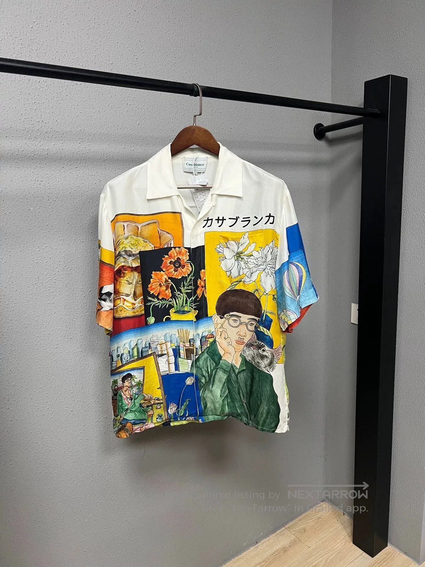 Casablanca Casablanca Short Sleeve Shirt with Illustrations. Size US M / EU 48-50 / 2 - 1 Thumbnail