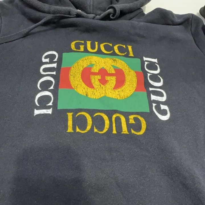 Gucci Gucci Gucci Color Block Logo Sweatshirt for Men -2506 Size US XL / EU 56 / 4 - 4 Thumbnail
