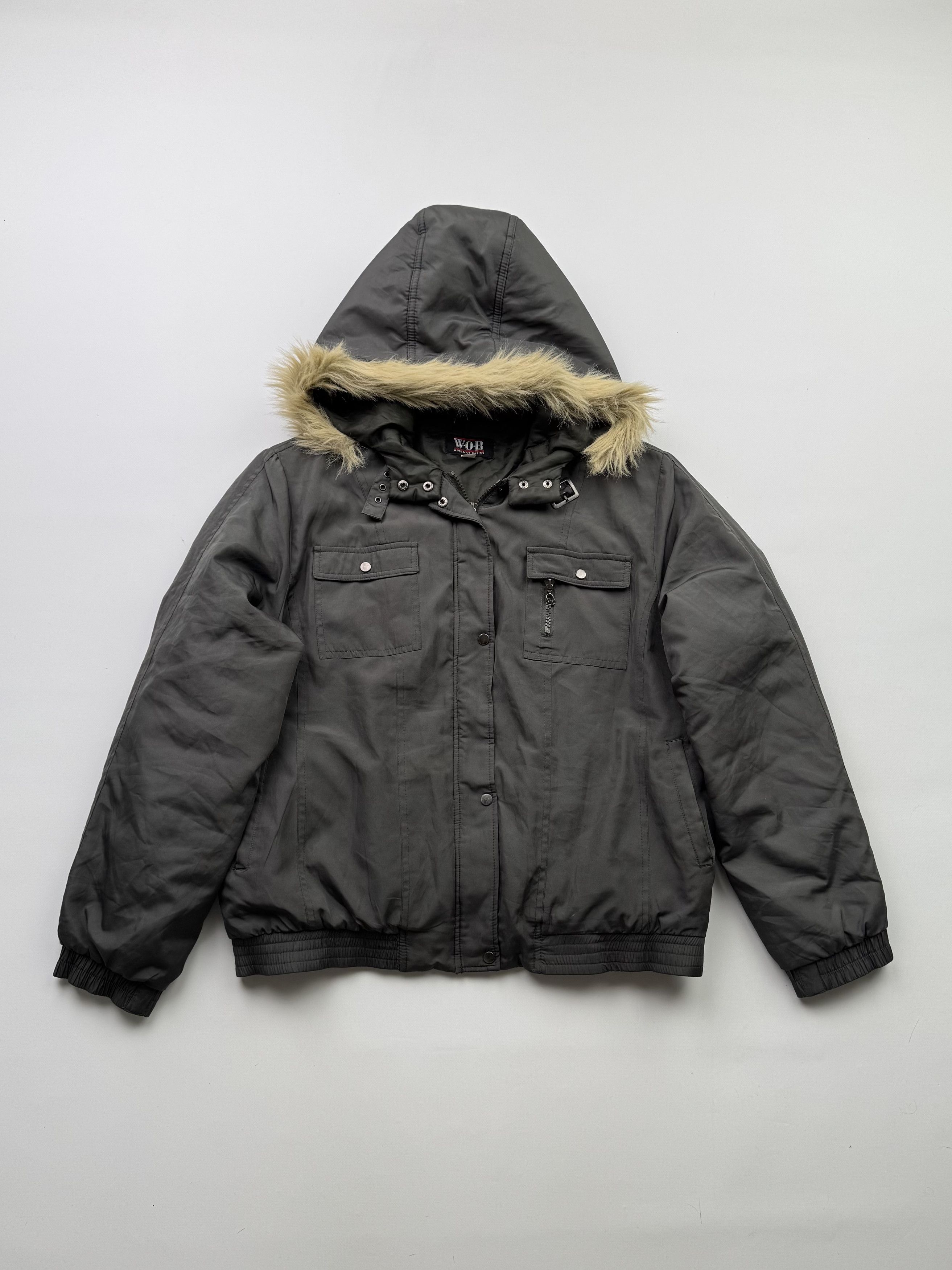 Japanese Brand Vintage Faux Fur Hood Jacket B758(V40)E2 Size M / US 6-8 / IT 42-44 - 1 Thumbnail