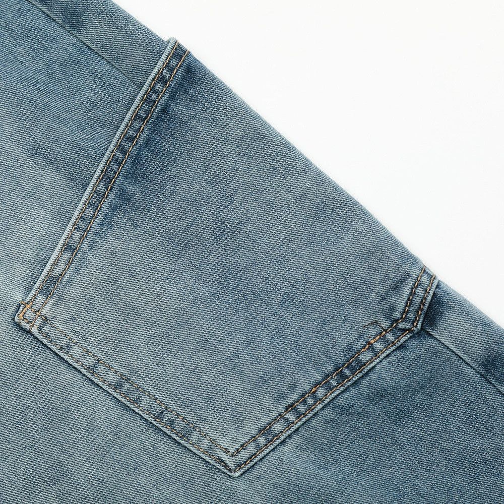 Japanese Brand × Jean Men's loose street retro washed casual scimitar jeans Size US 32 / EU 48 - 4 Thumbnail