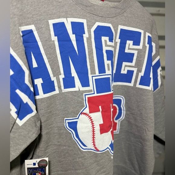 Mitchell & Ness NWT MITCHELL & NESS WOMEN’S MLB FLEECE CREWNECK SWEATER SZ L Size L / US 10 / IT 46 - 2 Thumbnail