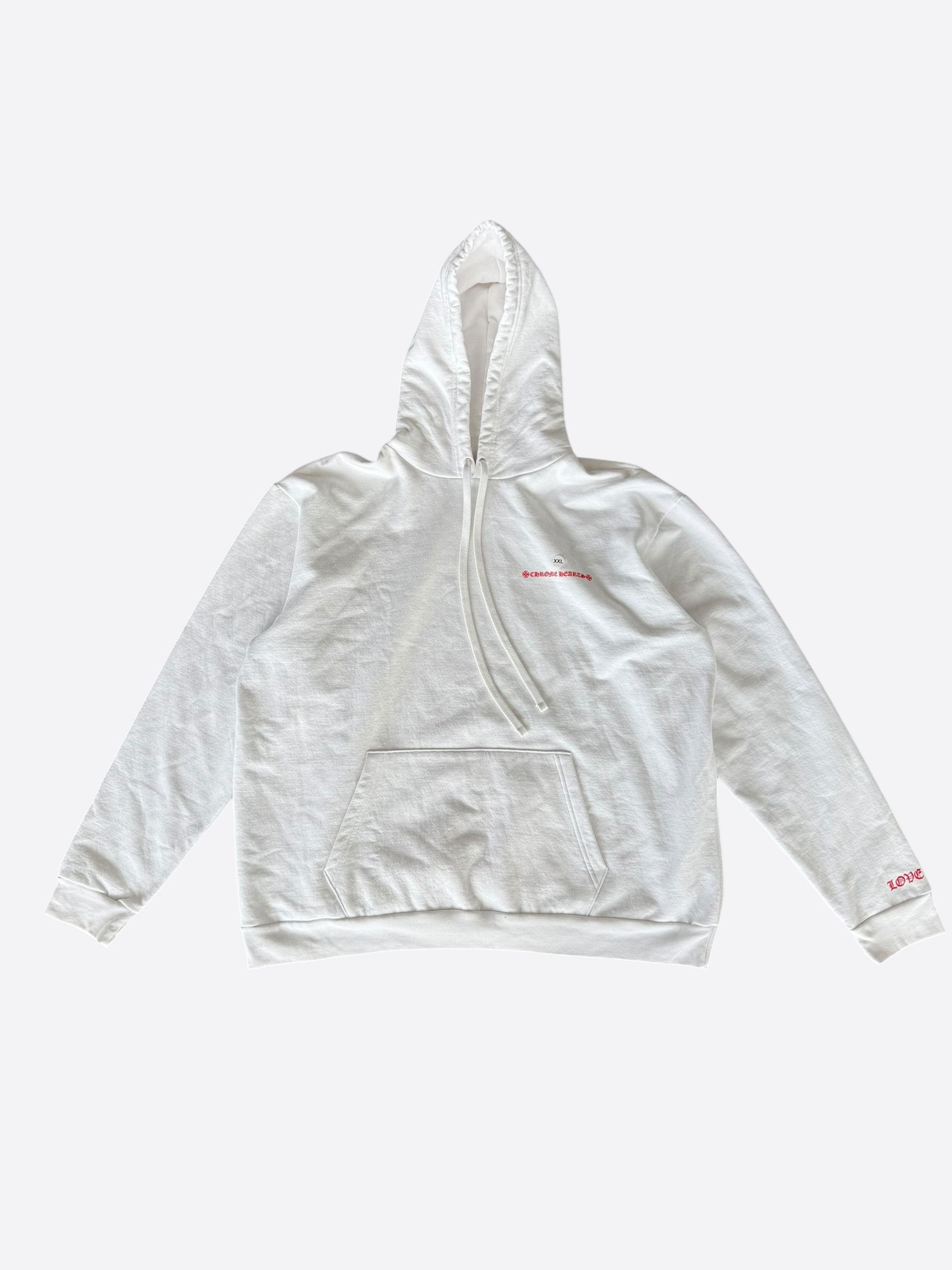 Chrome Hearts Chrome Hearts White & Red Laurie Lynn Stark Hoodie Size US XXL / EU 58 / 5 - 2 Thumbnail