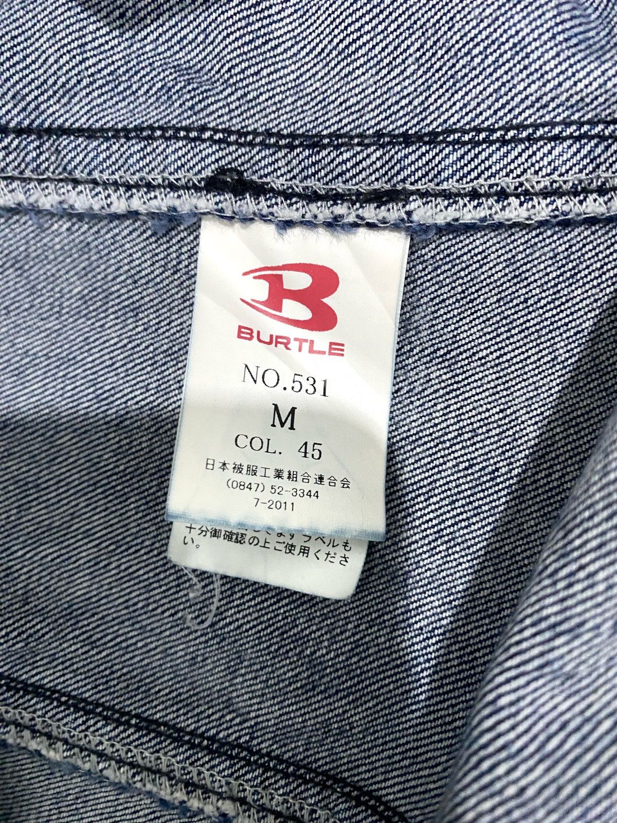 Japanese Brand Burtle Workwear Jeans Jacket Size US M / EU 48-50 / 2 - 8 Thumbnail
