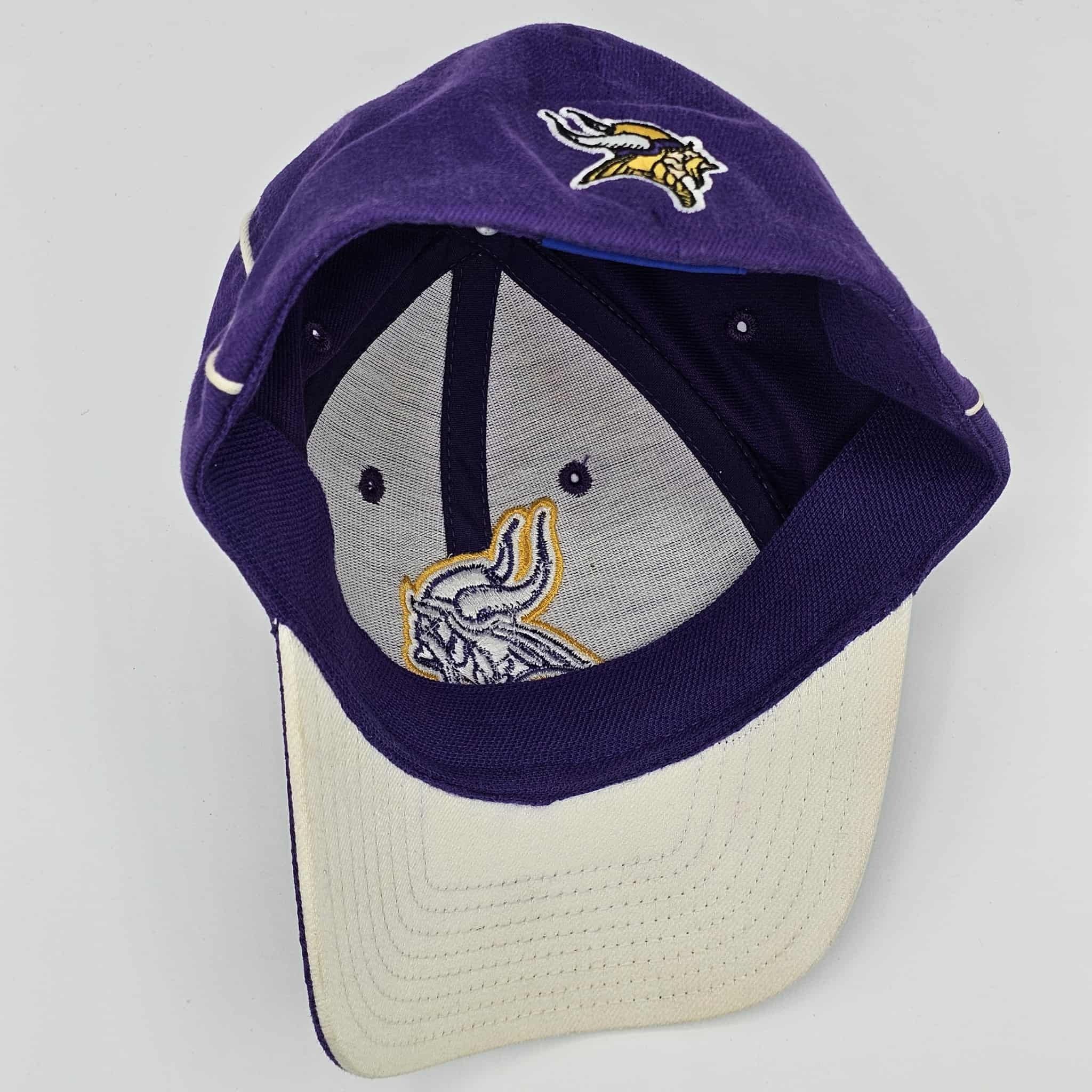 NFL Minnesota Vikings Vintage Y2K Reebok NFL Football Hat Size ONE SIZE - 7 Thumbnail
