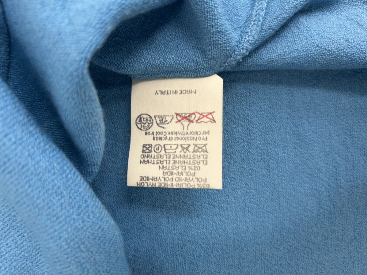 Iceberg Iceberg Blue Knit Turtleneck Sweater - Brand New with Tags Size L / US 10 / IT 46 - 6 Thumbnail