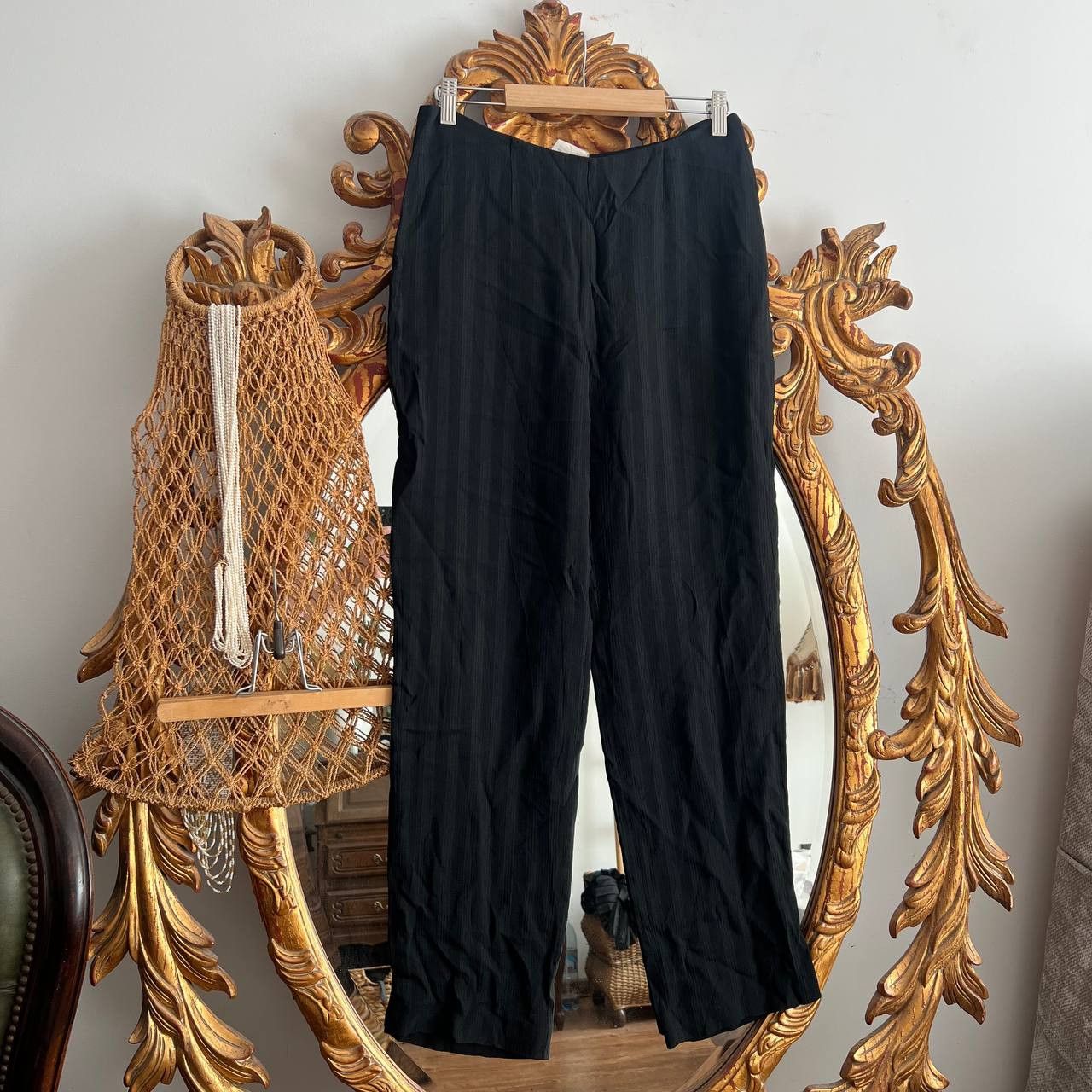 Emporio Armani Vintage 80s Emporio Armani Linen Trousers Pants Size 42 Size 28" / US 6 / IT 42 - 1 Thumbnail