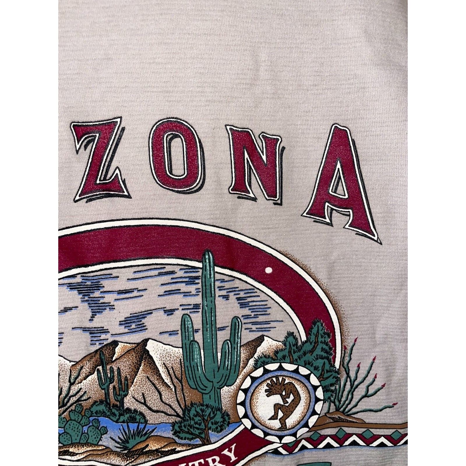 Vintage Vintage Arizona Shirt AZ Sun Country Cactus Aboriginal 90s L Size US L / EU 52-54 / 3 - 6 Thumbnail