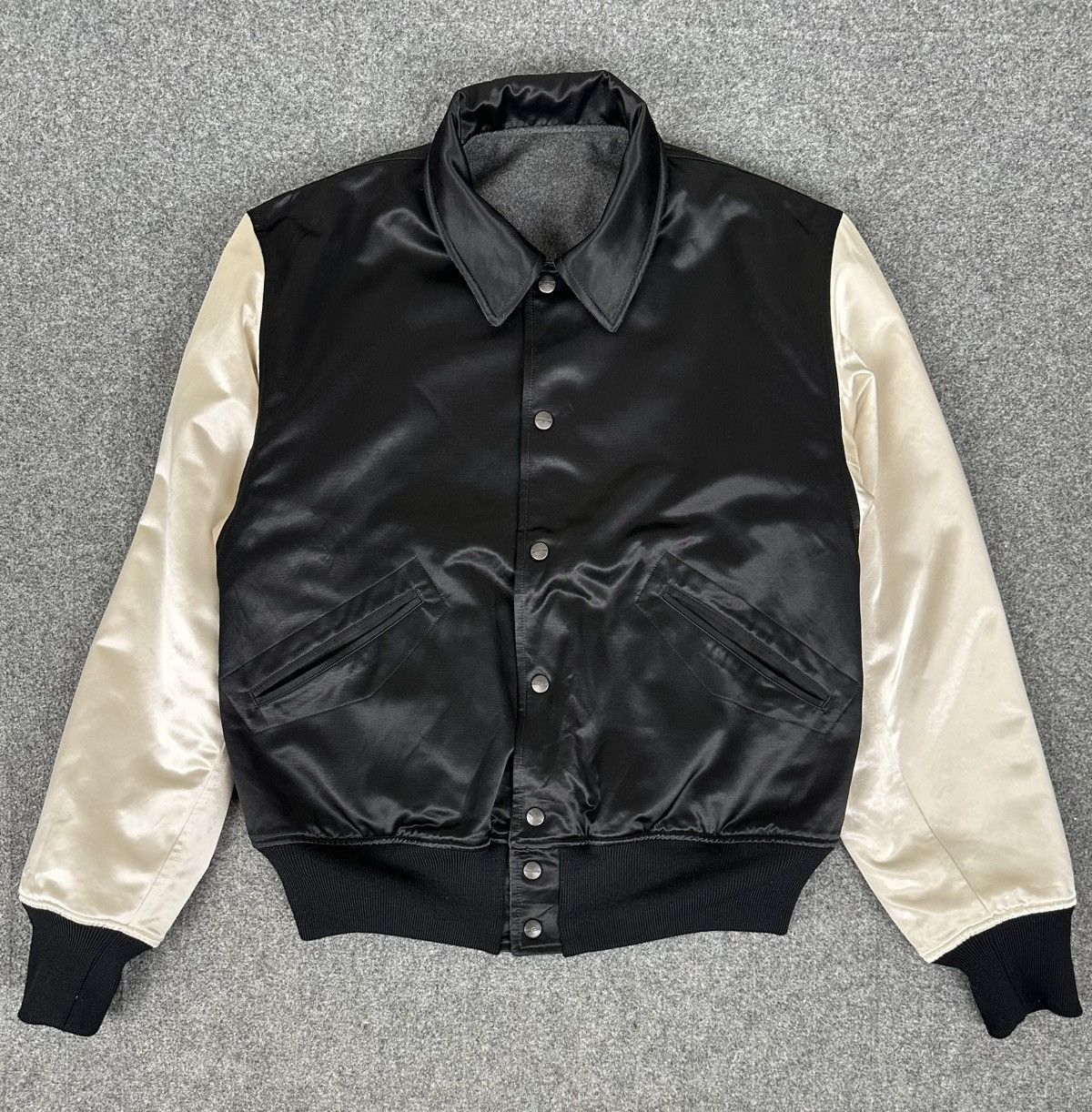 Jil Sander Jil Sander by Raf Simons Cashmere/Satin Reversible Varsity Size US S / EU 44-46 / 1 - 2 Thumbnail