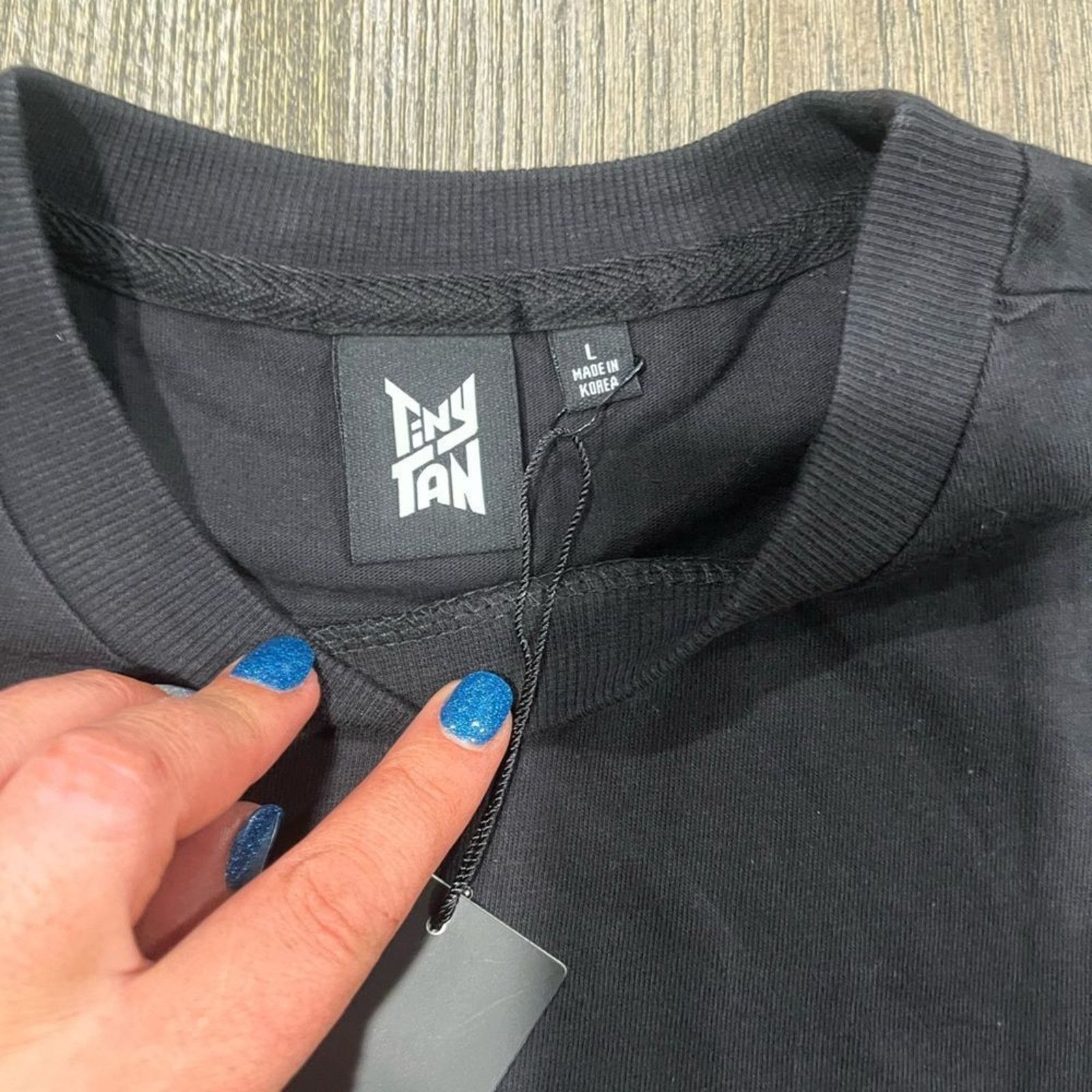 Other NWT BTS TinyTan Jin Character T-Shirt Black Size L Size US L / EU 52-54 / 3 - 7 Thumbnail