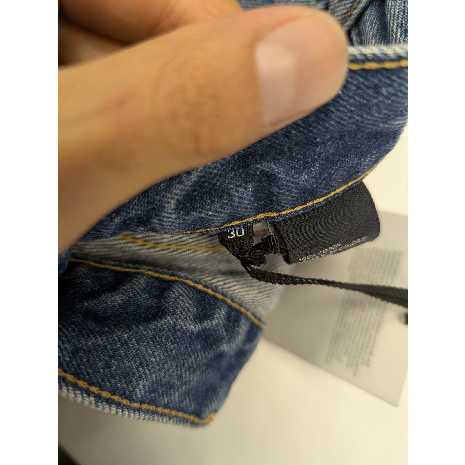 Celine o1rshd1 Denim Shorts in Blue Size US 30 / EU 46 - 12 Thumbnail