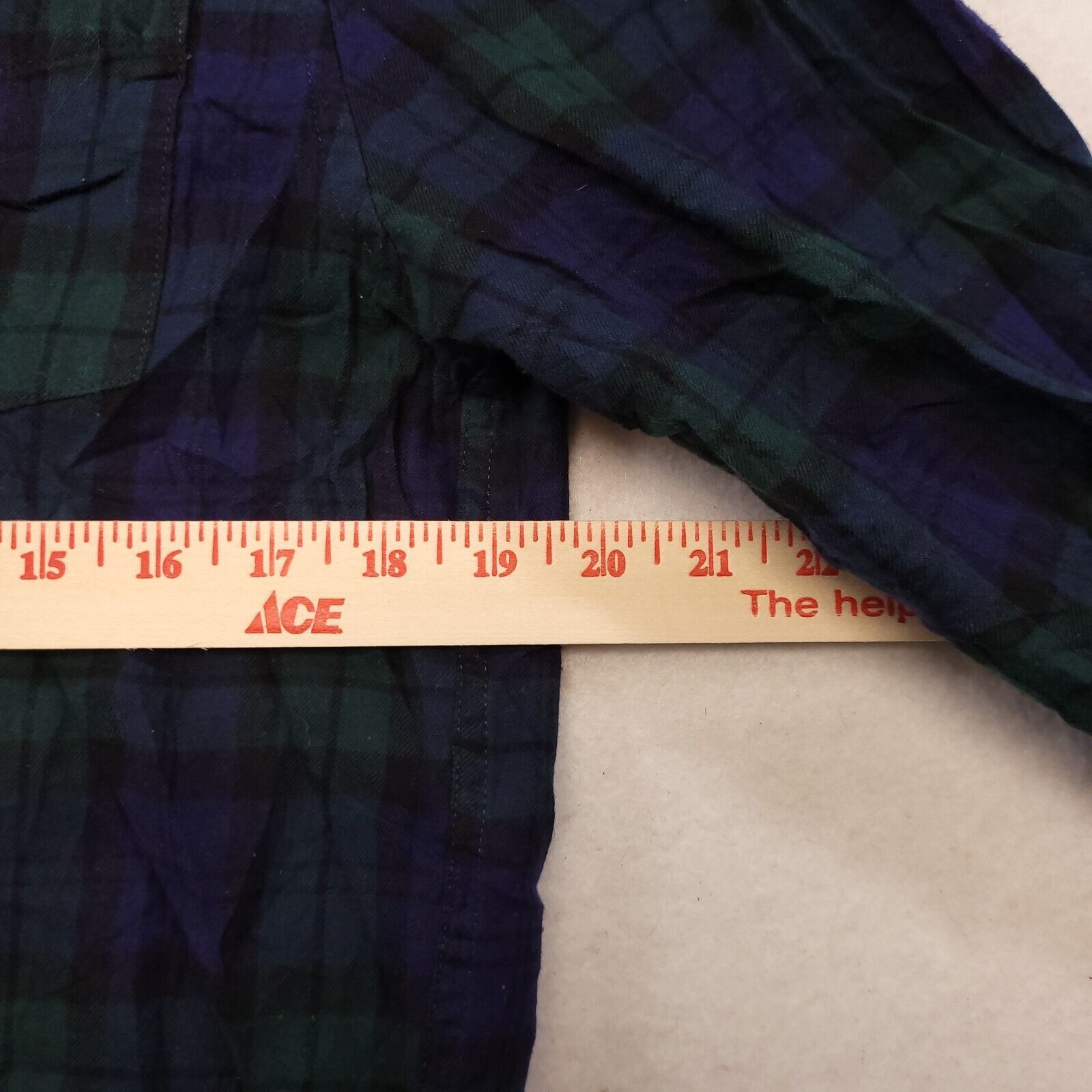 21 Men 21 Men Tartan Flannel Button Up Shirt Mens Size Large Purple Size US L / EU 52-54 / 3 - 9 Thumbnail