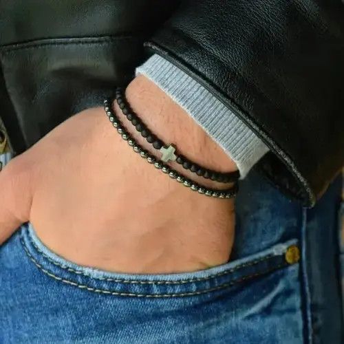 Jewelry 2pieces/ Set Bead Bracelet Size ONE SIZE - 3 Thumbnail