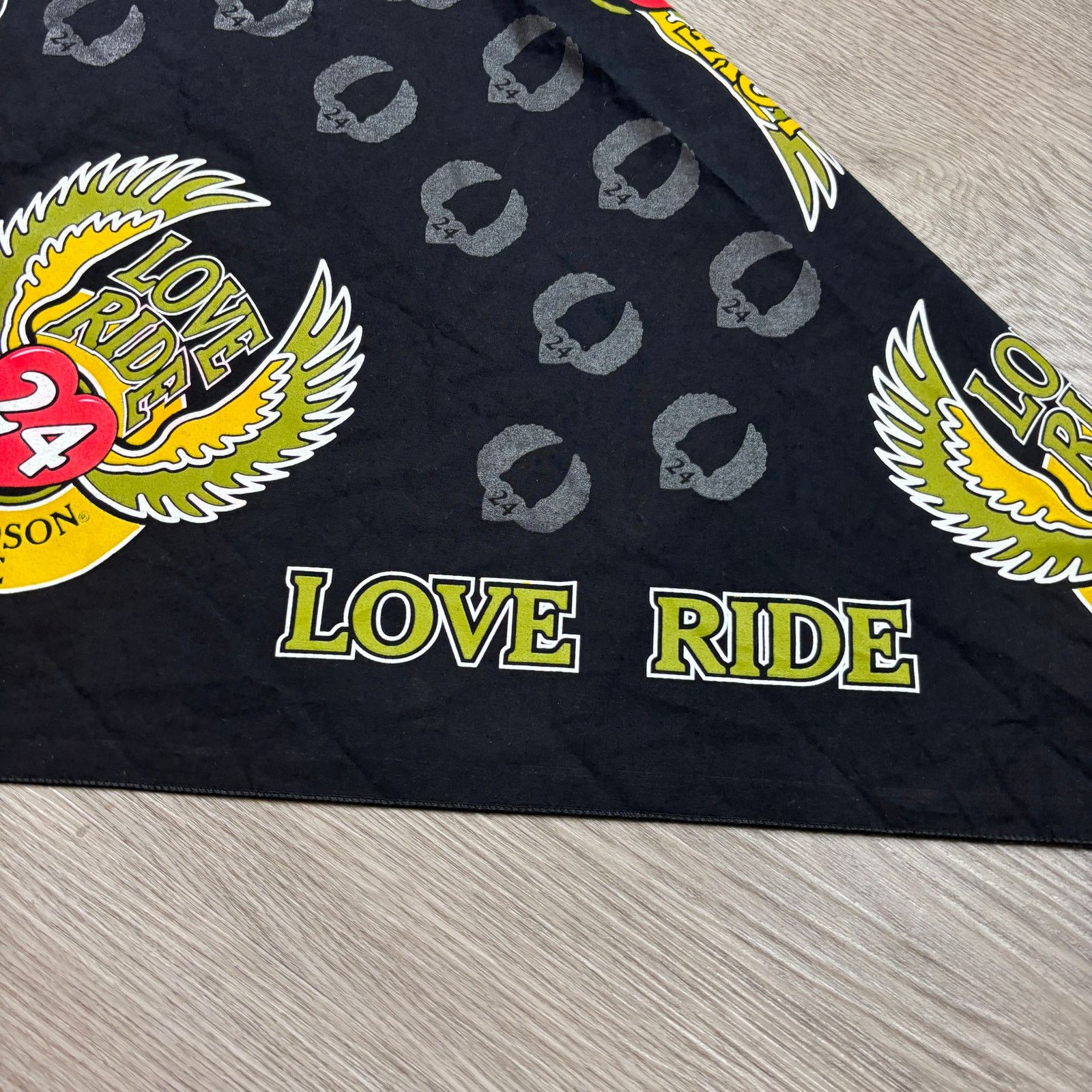 Harley Davidson Harley Davidson Love Ride 24 2007 Glendale CA Bandana Scarf Size ONE SIZE - 4 Thumbnail