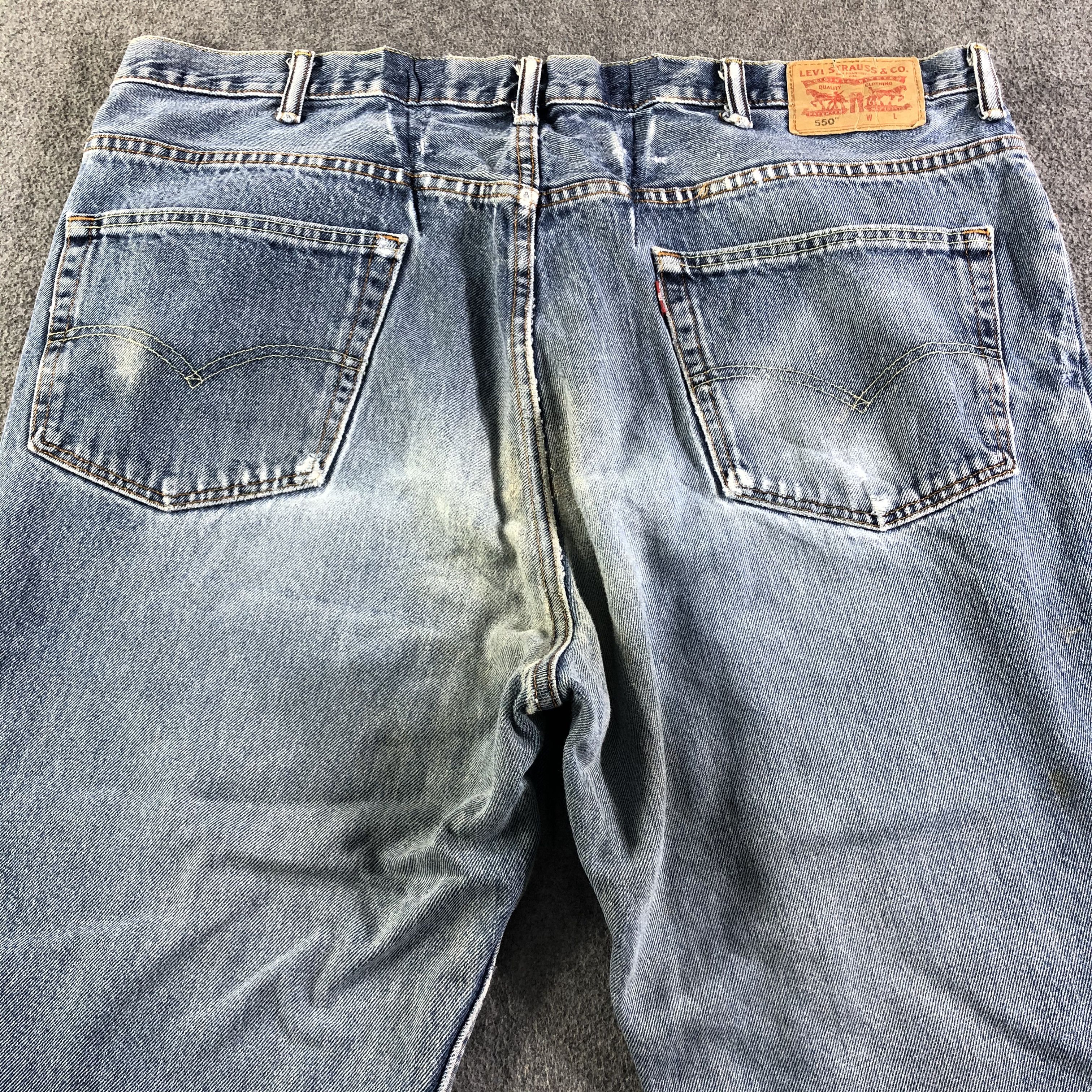 Levi's Vintage Blue Wash Levis 550 Jeans-J3530 Size US 43 - 4 Thumbnail