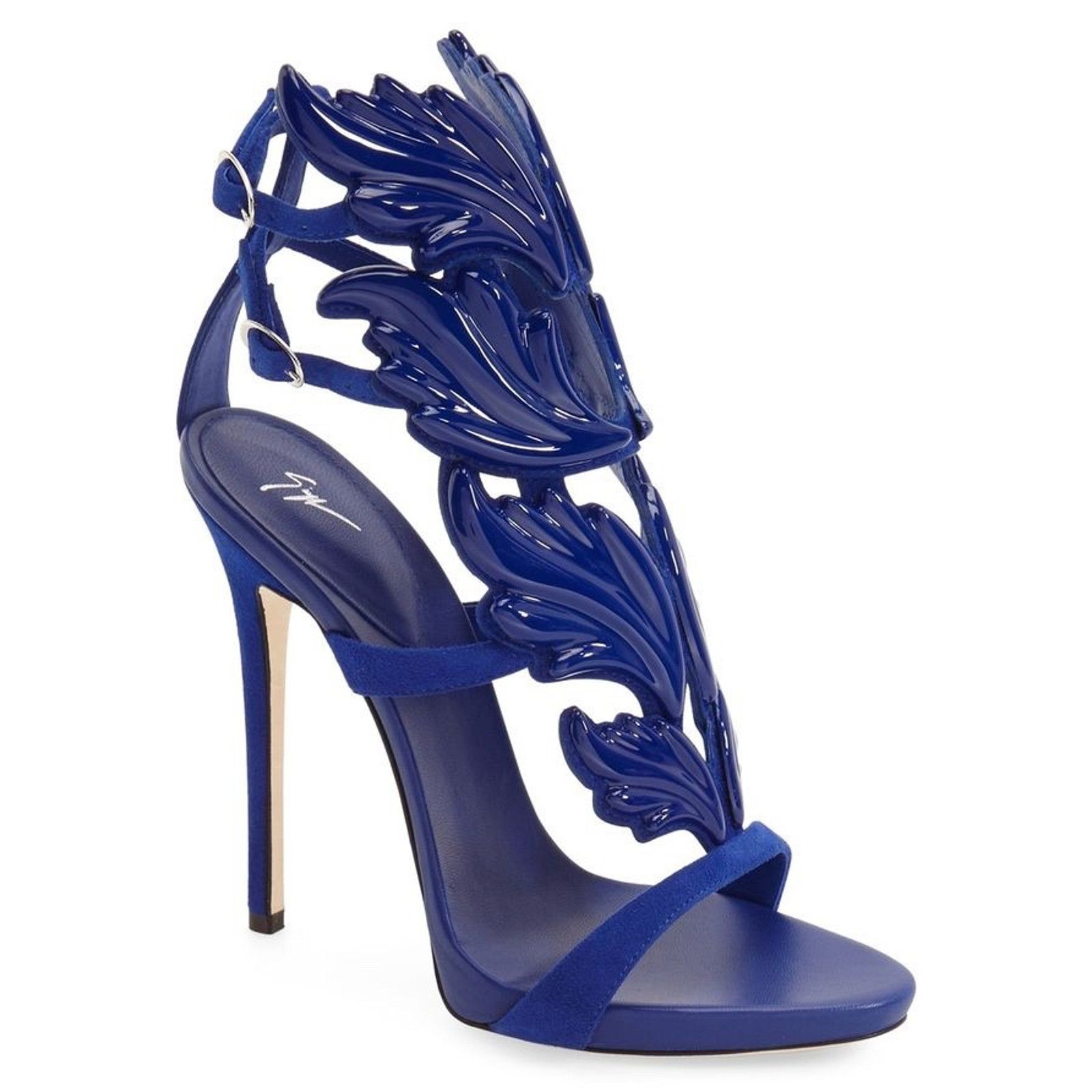 Giuseppe Zanotti Giuseppe Zanotti Cruel Summer Blue Wing Strap Sandal 35 Size US 5 / IT 35 - 1 Thumbnail