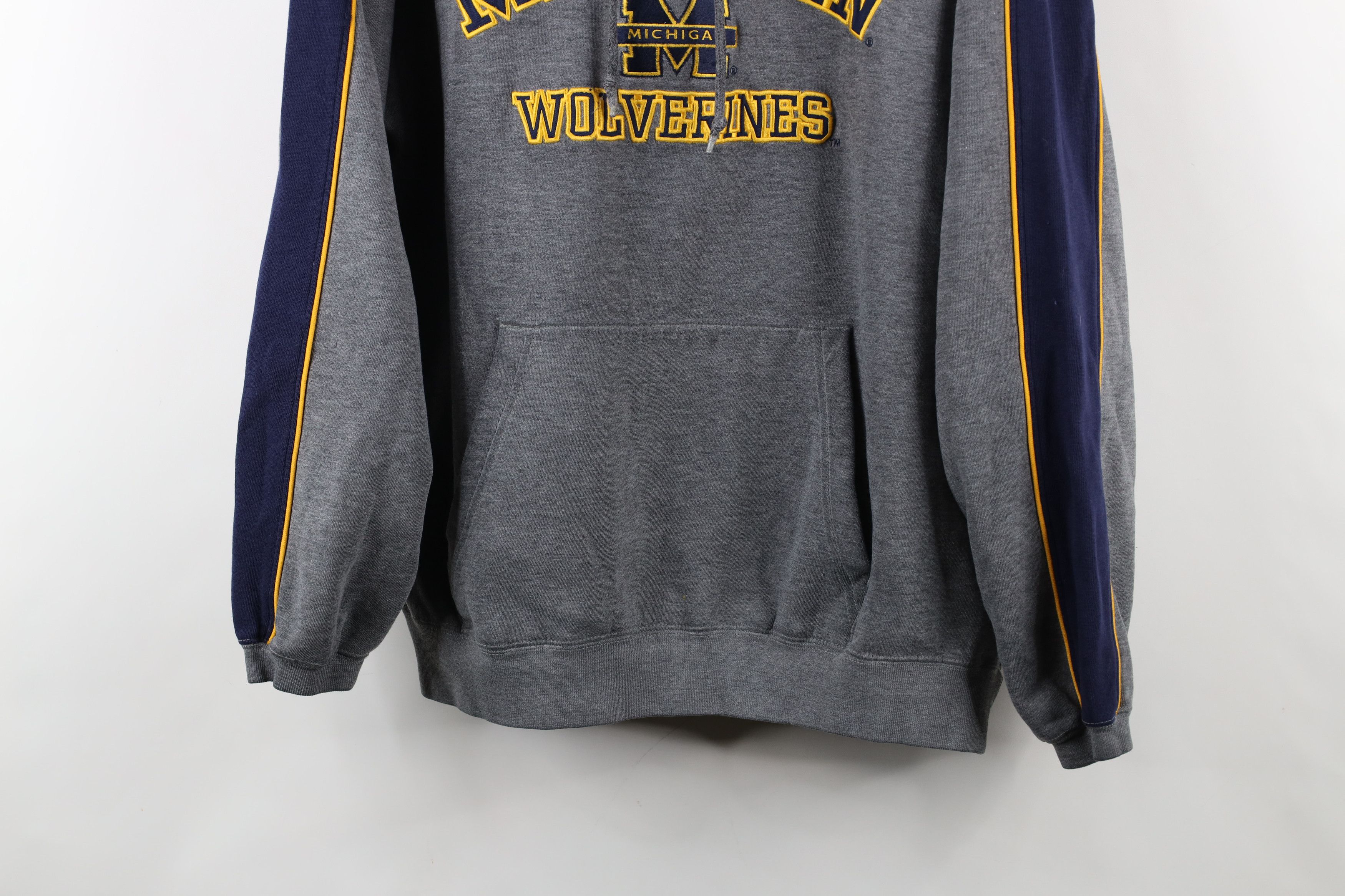 Vintage Vintage 90s Spell Heavyweight University of Michigan Hoodie Size US XL / EU 56 / 4 - 3 Thumbnail