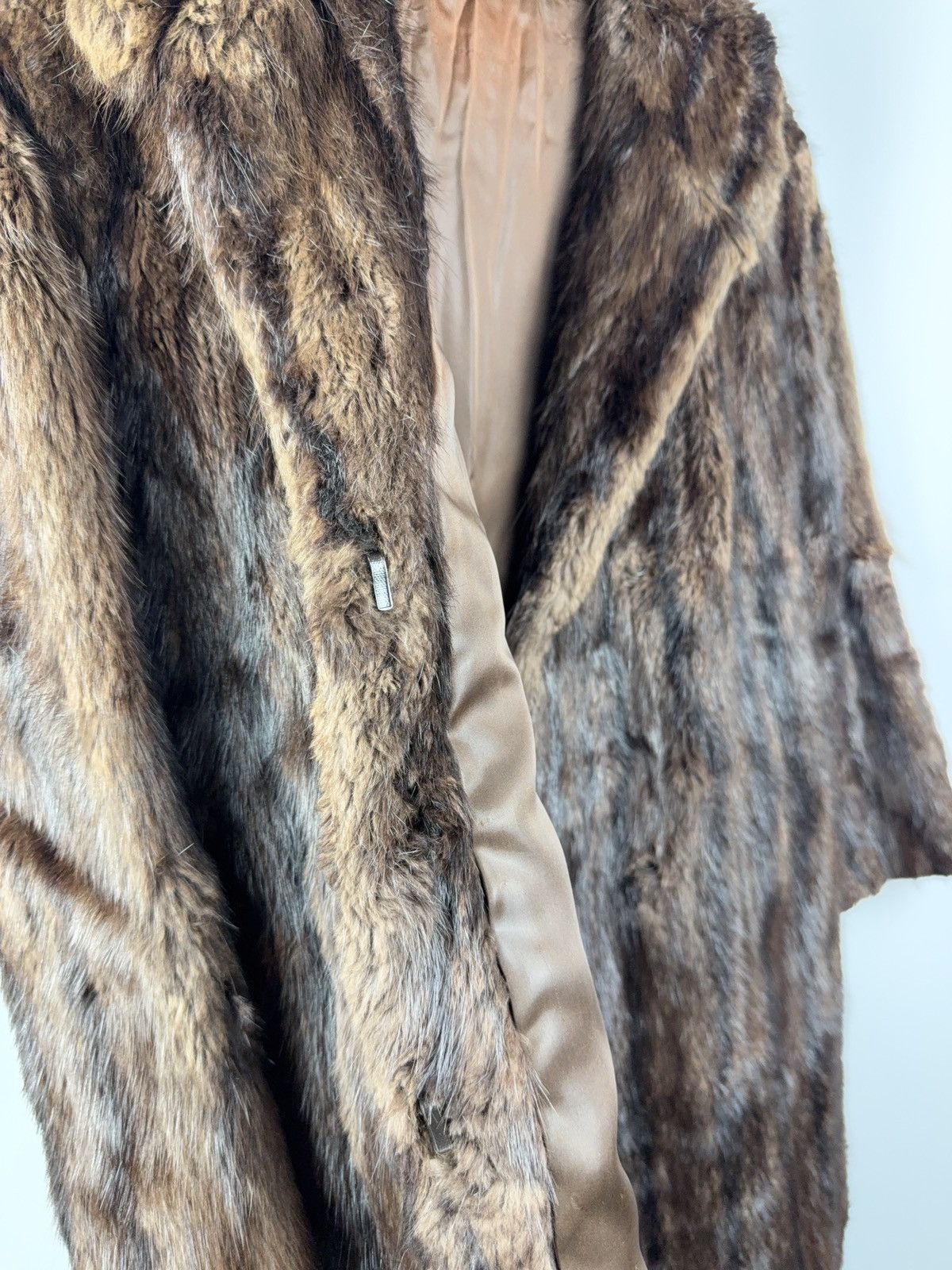 Japanese Brand Vintage Real Mink Fur Coat Brown Classic Long Jacket Size M / US 6-8 / IT 42-44 - 8 Thumbnail