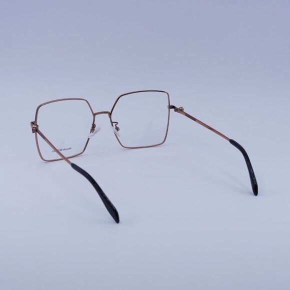 Alexander McQueen Alexander McQueen AM0276O 003 Eyeglasses Nude 57mm Square Size ONE SIZE - 6 Thumbnail