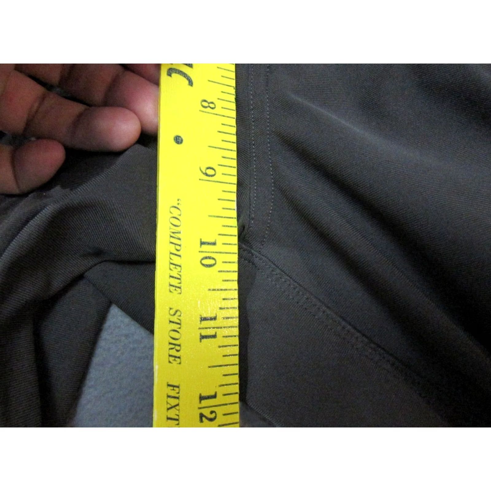 Lululemon Lululemon ABC Pants Mens 33 Obsidian Dark Gray Classic Fit Low Rise 5 Pockets Size US 33 - 5 Thumbnail