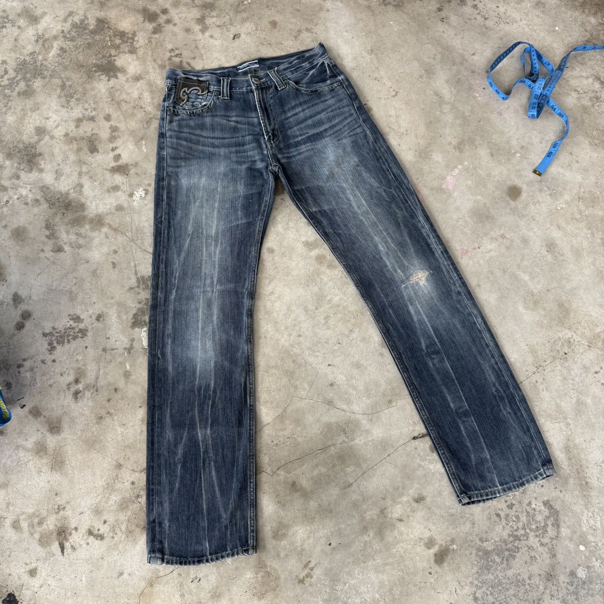 Japanese Brand W31x31.5 Vintage villand Faded Denim Jean Pants Size US 31 - 5 Thumbnail