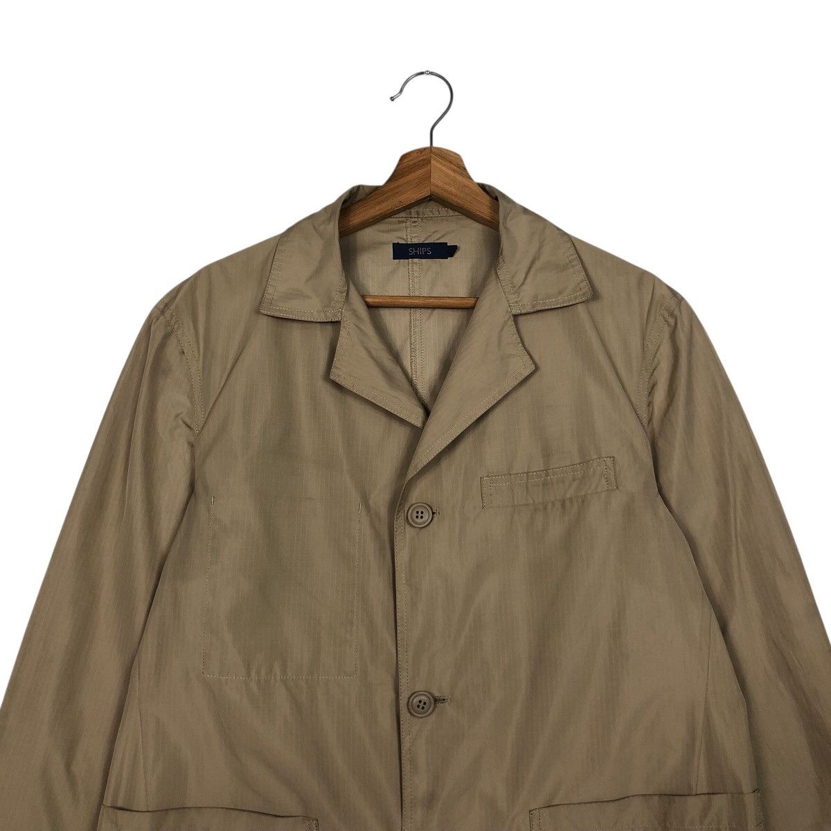 SHIPS 📌Vintage Chore Work Jacket Duck Canvas Ships Issey Miyake Size US L / EU 52-54 / 3 - 4 Thumbnail