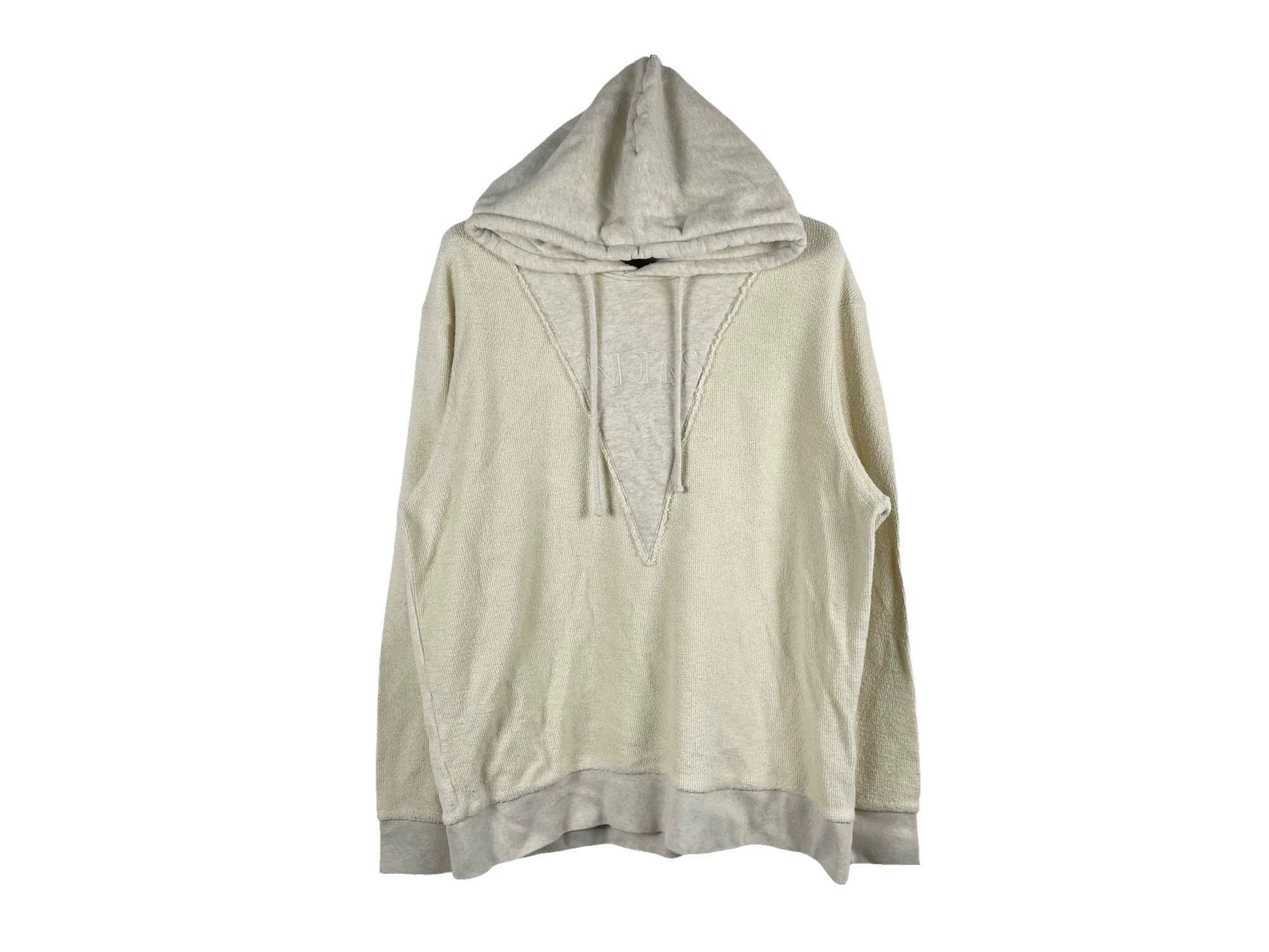 JW Anderson JW Anderson Cut & Sew Ivory Hoodie XL Size US XL / EU 56 / 4 - 1 Thumbnail