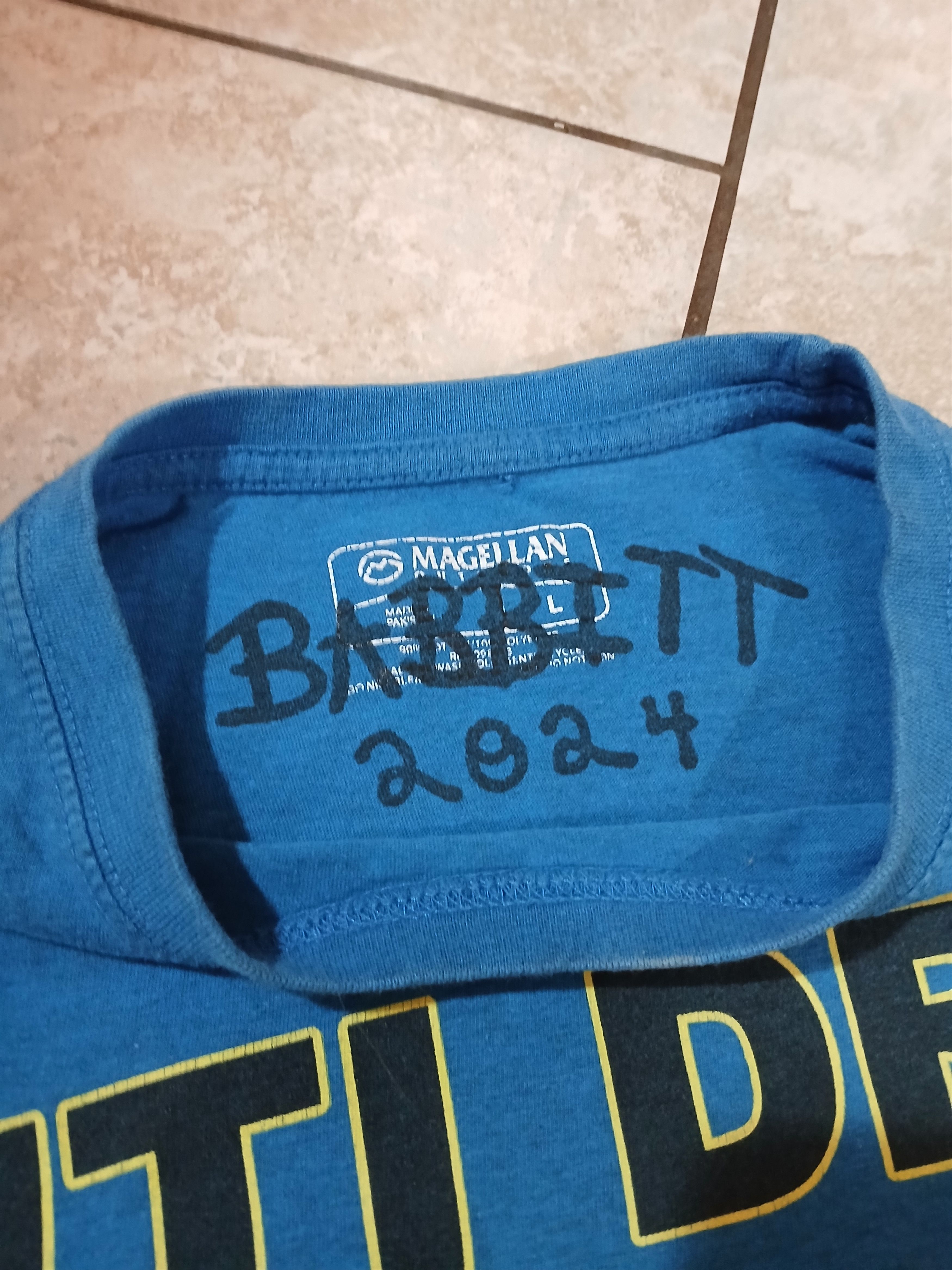 Asspizza L - BABBITT ASSPIZZA 2024 Anti Drug Campaign Blue T Shirt Size US L / EU 52-54 / 3 - 3 Thumbnail