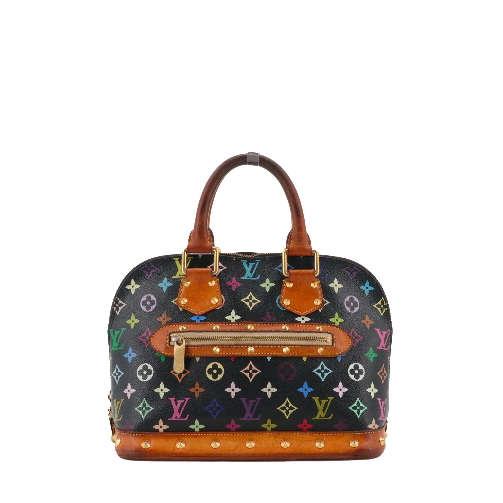 Louis Vuitton LOUIS VUITTON - Louis Vuitton x Murakami Alma PM handbag in multicolored monogrammed canvas Size ONE SIZE - 1 Thumbnail