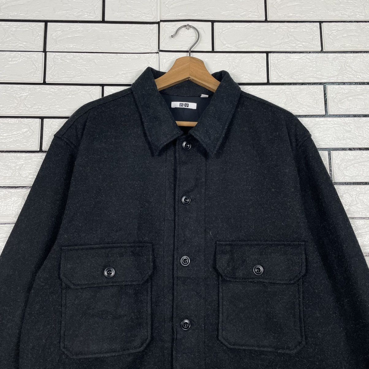 Lemaire × Uniqlo Uniqlo U Lemaire Black Jacket Size US L / EU 52-54 / 3 - 2 Thumbnail