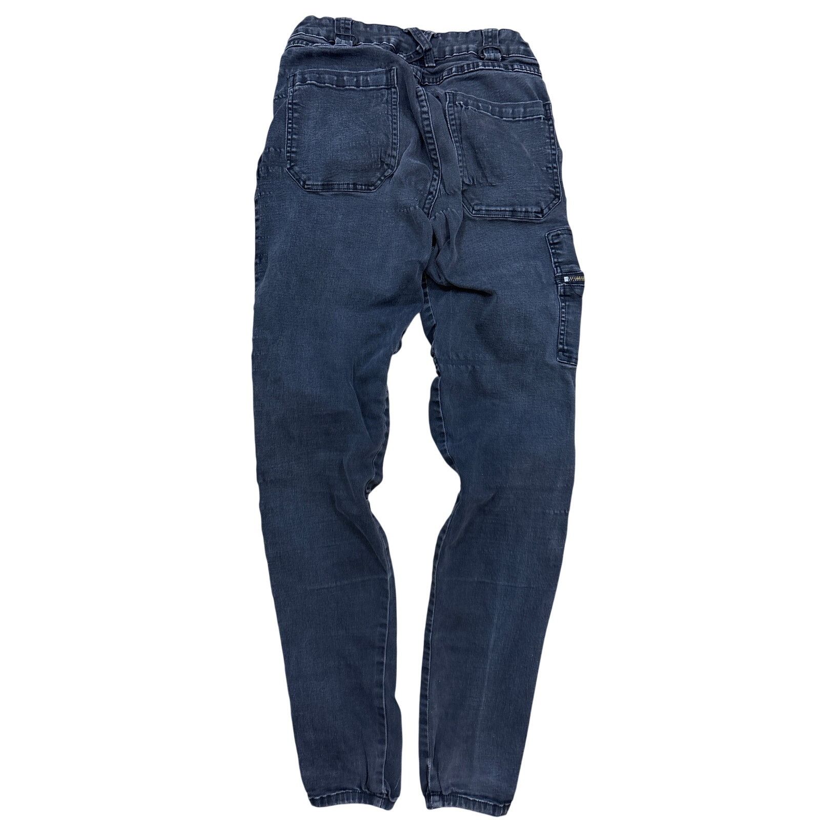 Killstar Kill star Black jeans goth tech zipper jogger 24x30 punk emo Size 24" / US 00 / IT 34 - 8 Thumbnail