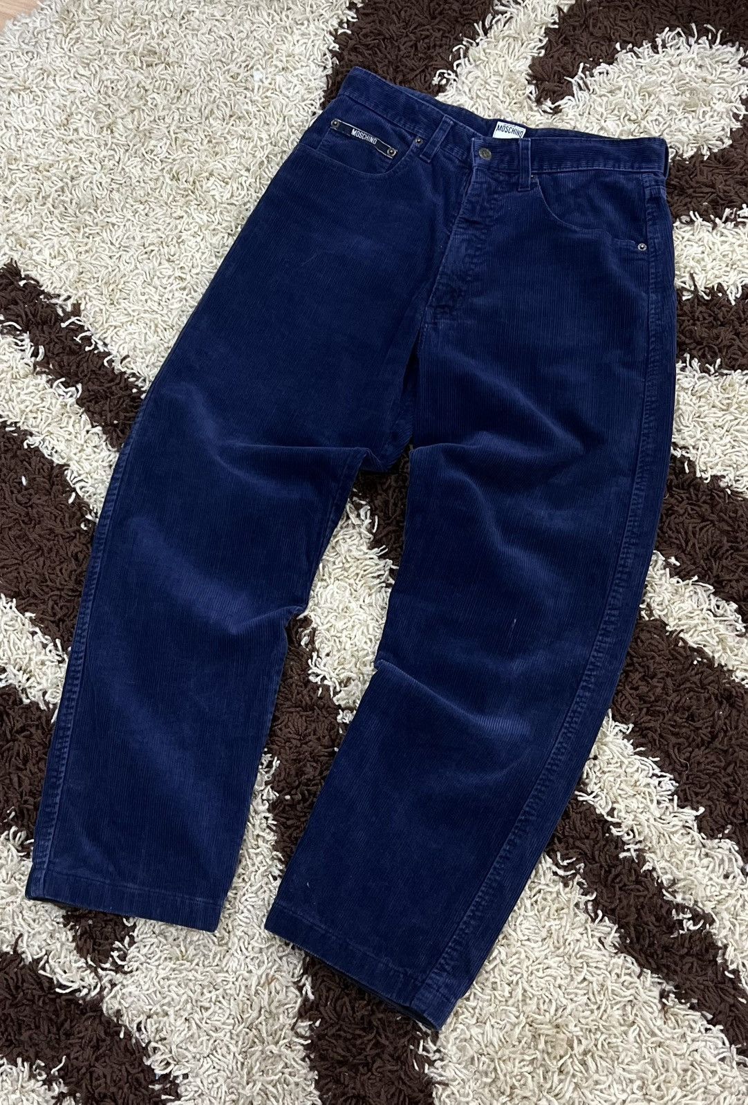 Japanese Brand × Moschino × Vintage Vintage velvet pants Moschino Avant Garde style Japanese 90s Size US 32 / EU 48 - 3 Thumbnail