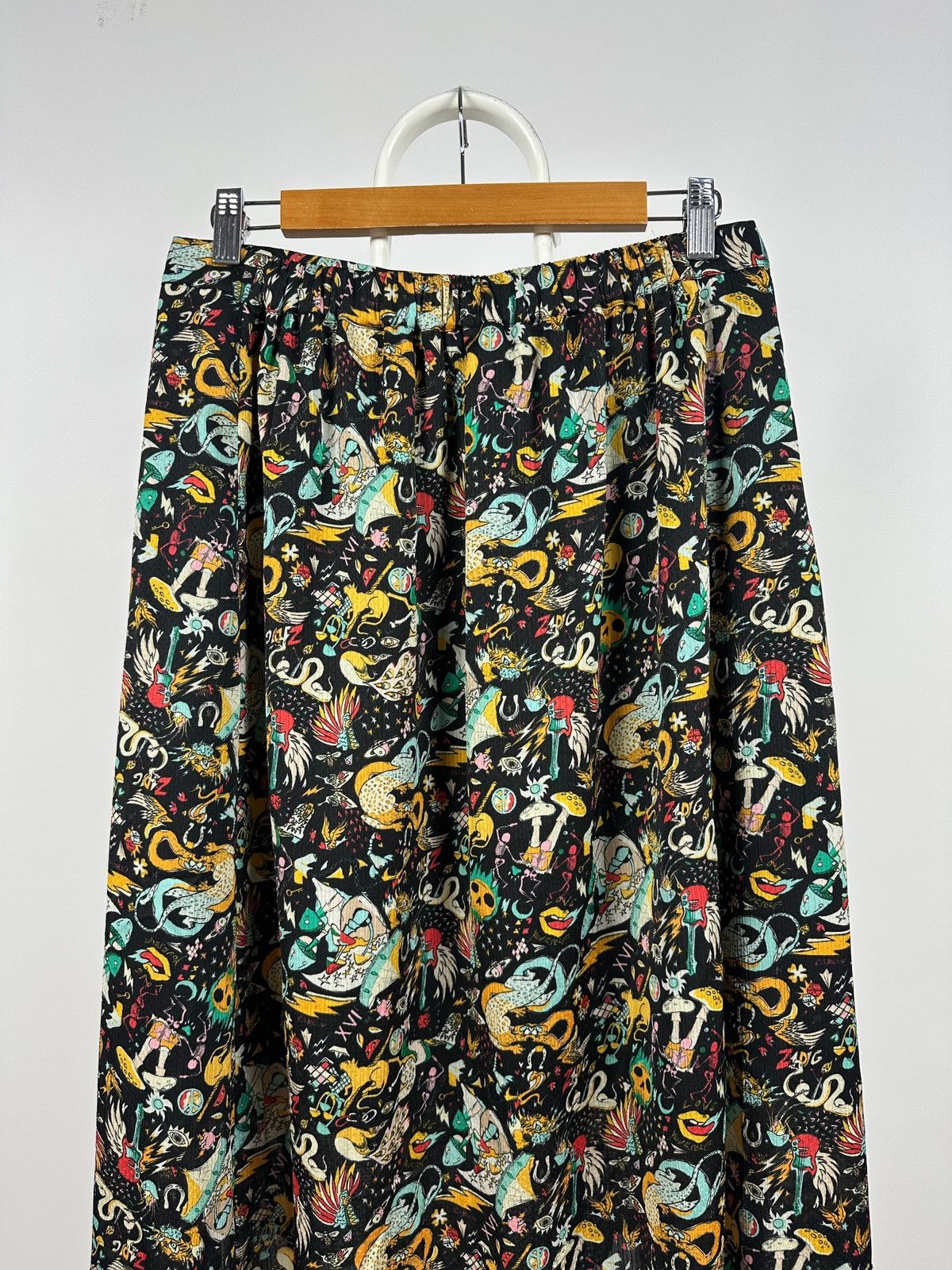 Zadig & Voltaire Zadig & Voltaire Joslin Plisse Party Circus Midi Skirt Size 26" / US 2 / IT 38 - 9 Thumbnail