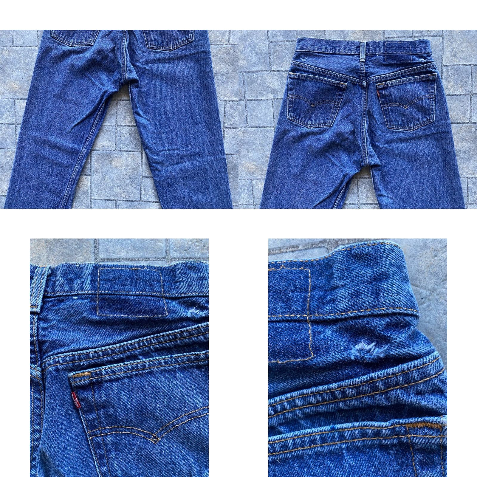 Levi's VINTAGE Levi’s 501 Jeans Blue Men’s 31x34 Flaws Wear Size US 31 - 9 Thumbnail