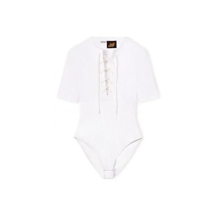 Loewe Loewe White Long Sleeve Jumpsuit Size M / US 6-8 / IT 42-44 - 1 Thumbnail