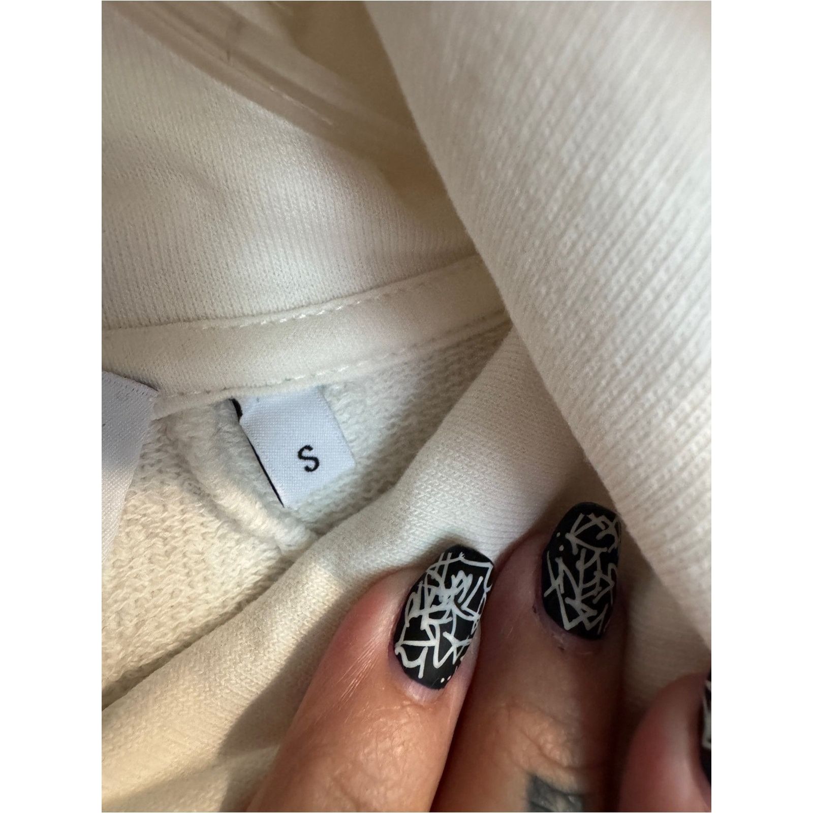 Rta RTA OVERSIZED WHITE MAZE HOODIE- Small Size US S / EU 44-46 / 1 - 8 Thumbnail