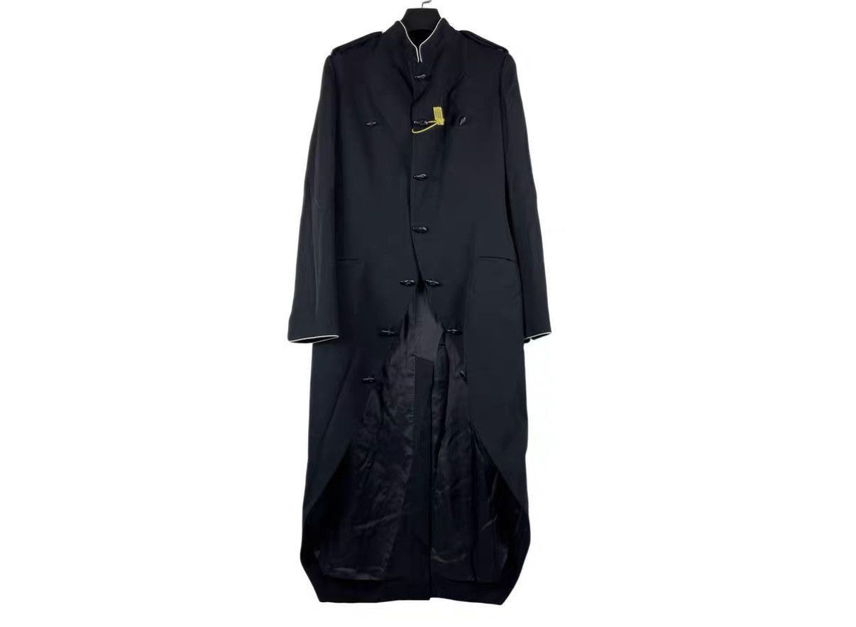 Yohji Yamamoto Black Long Heavy Coat - Size M Size US M / EU 48-50 / 2 - 1 Thumbnail