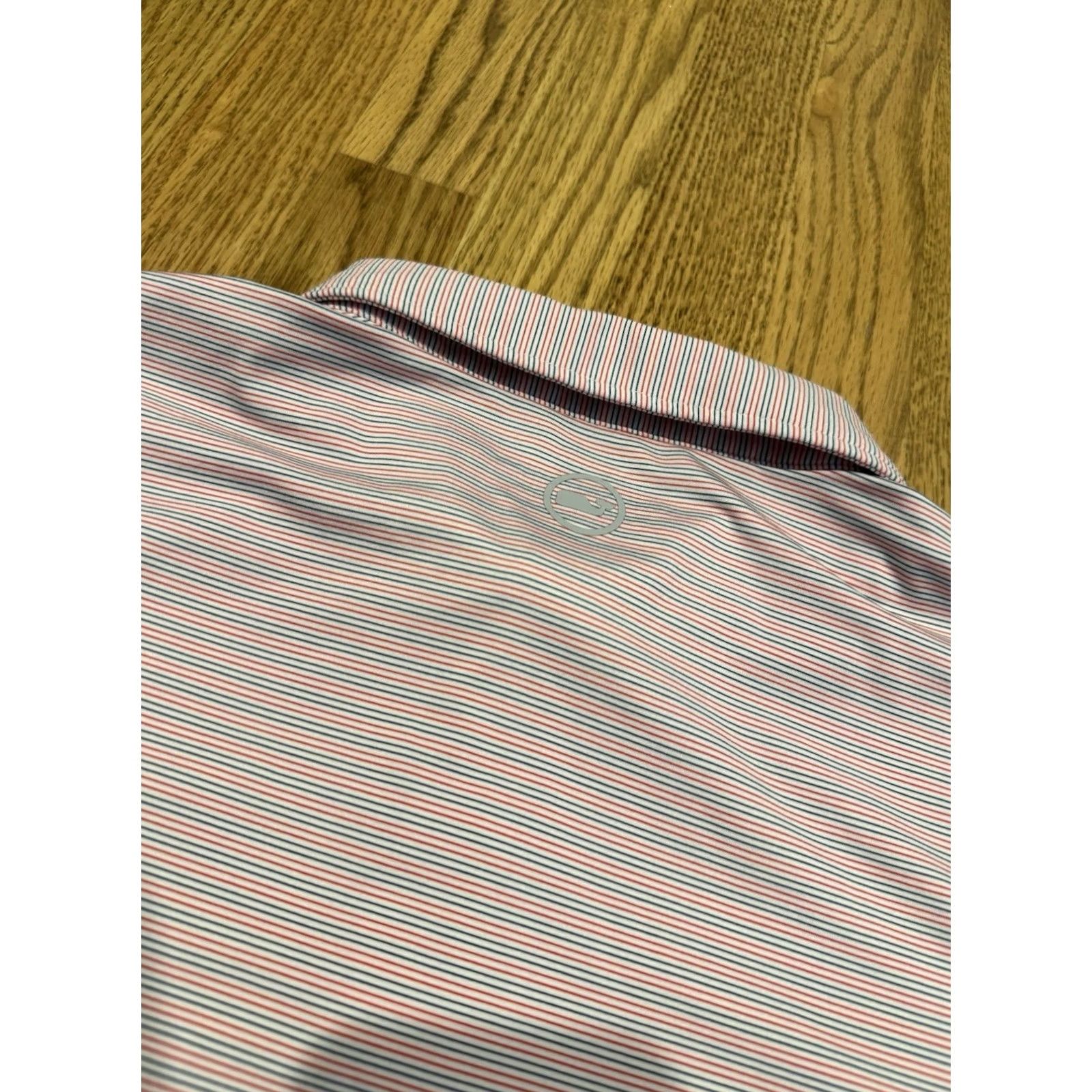 Vineyard Vines Vineyard Vines Polo Shirt Men’s XL Performance Stretch Red Blue Stripe Multicolor Short Sleeve Golf Polo Shirt Size US XL / EU 56 / 4 - 7 Thumbnail