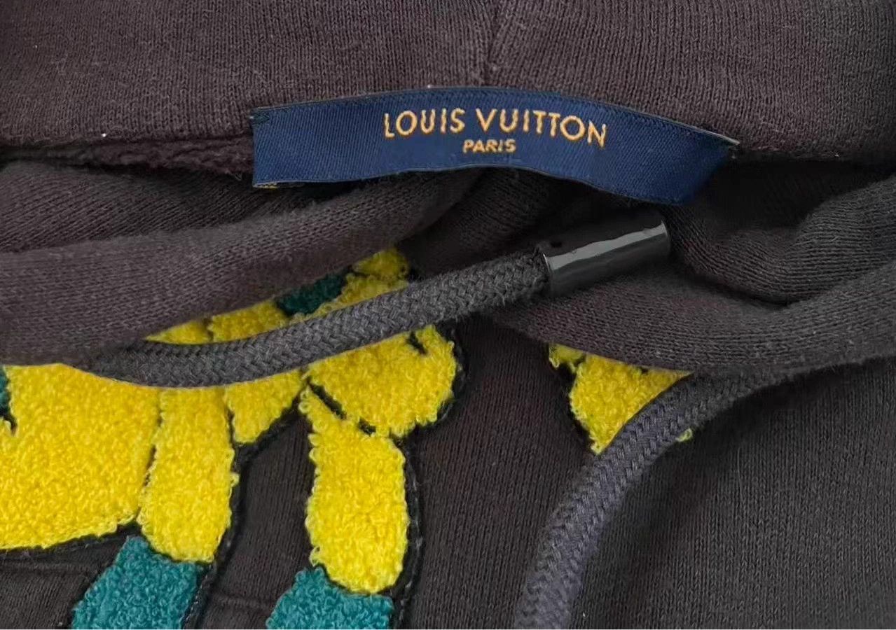 Louis Vuitton LOUIS VUITTON Brown S M Cartoon Drawstring Hoodie Size US S / EU 44-46 / 1 - 4 Thumbnail