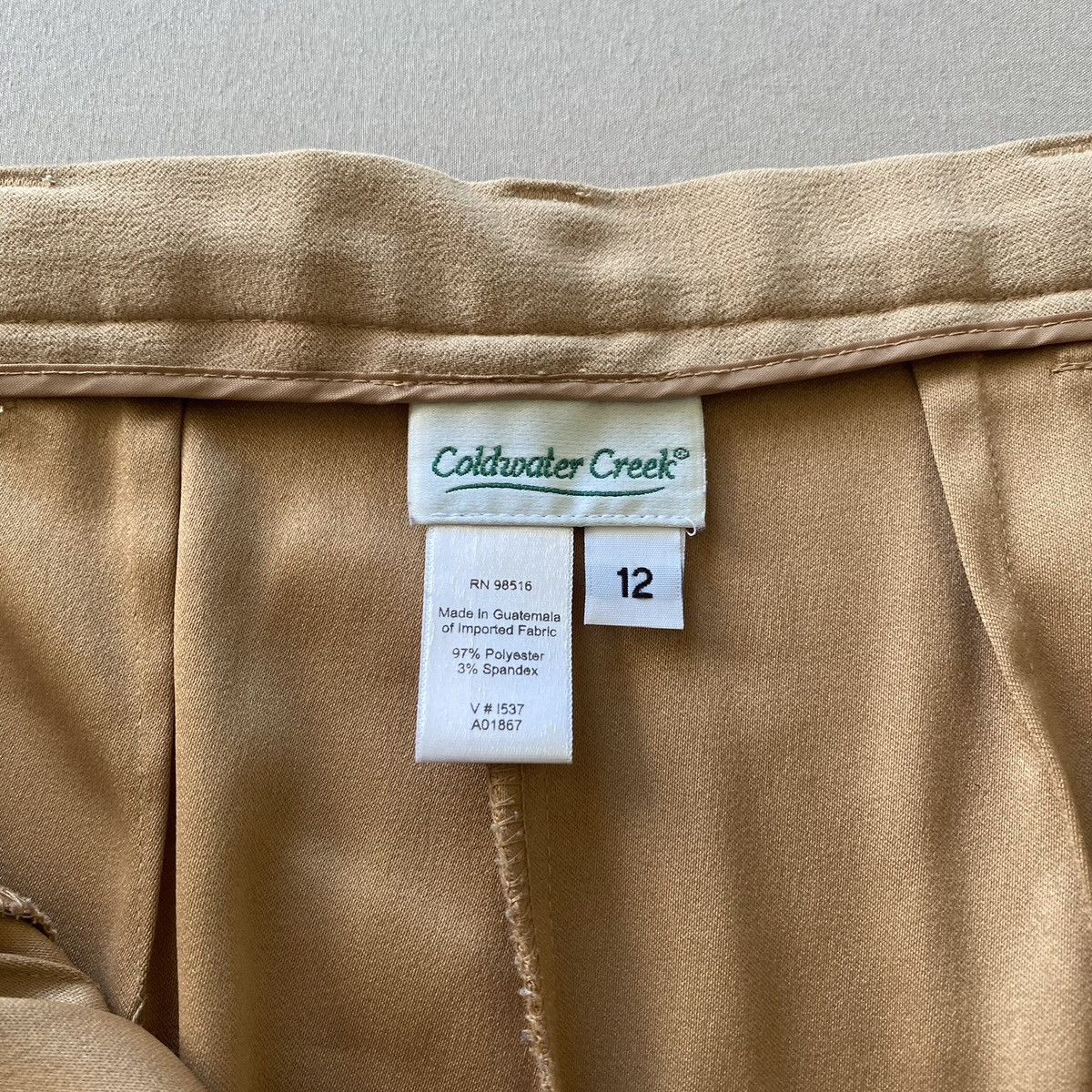 Coldwater Creek × Designer × Vintage Vintage Coldwater Creek Flat Front Trousers Size 34" / US 12 / IT 48 - 6 Thumbnail