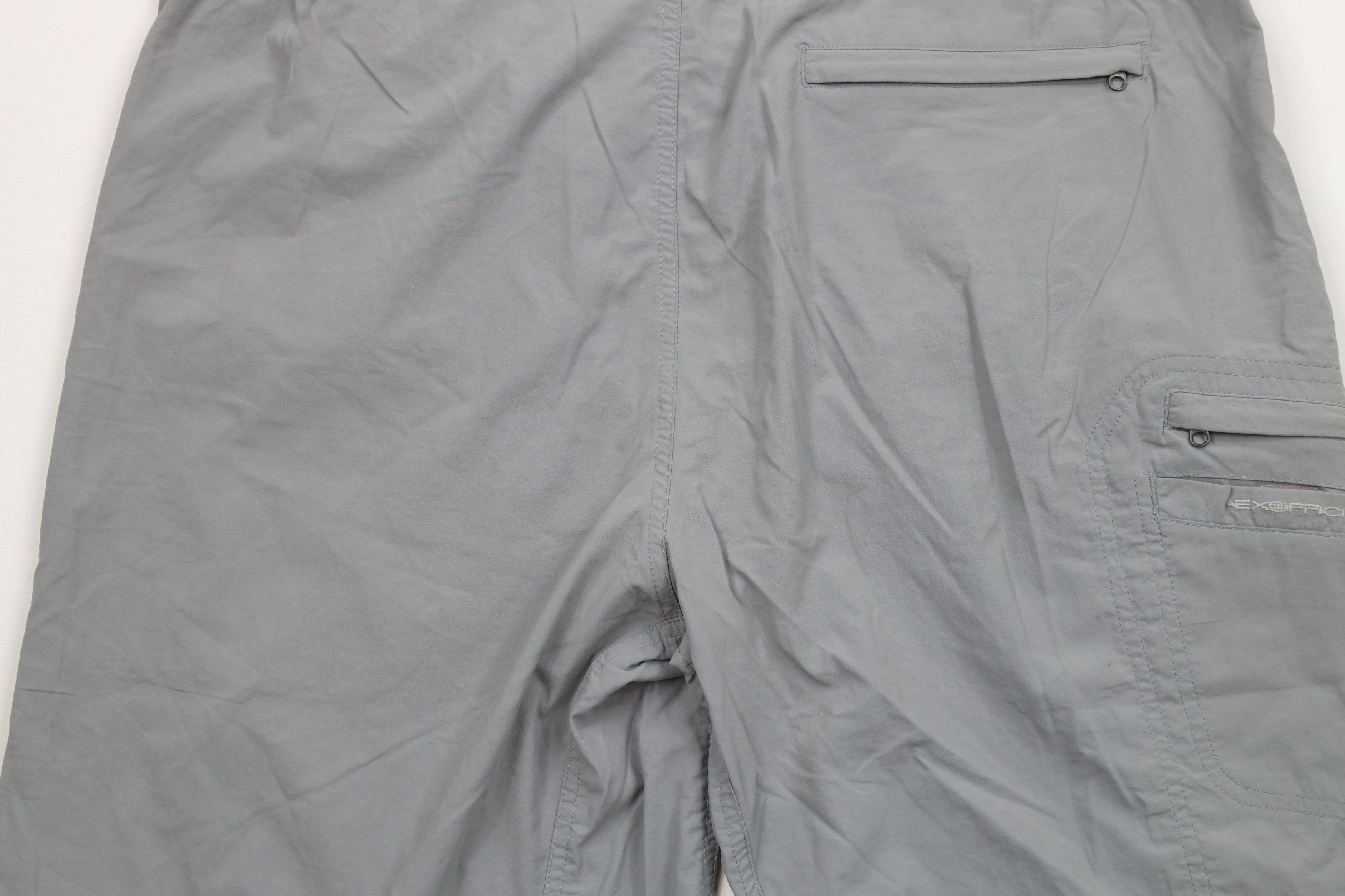 ExOfficio × Vintage Vintage ExOfficio Hiking Trail Cargo Shorts Gray Nylon Size US 36 / EU 52 - 10 Thumbnail