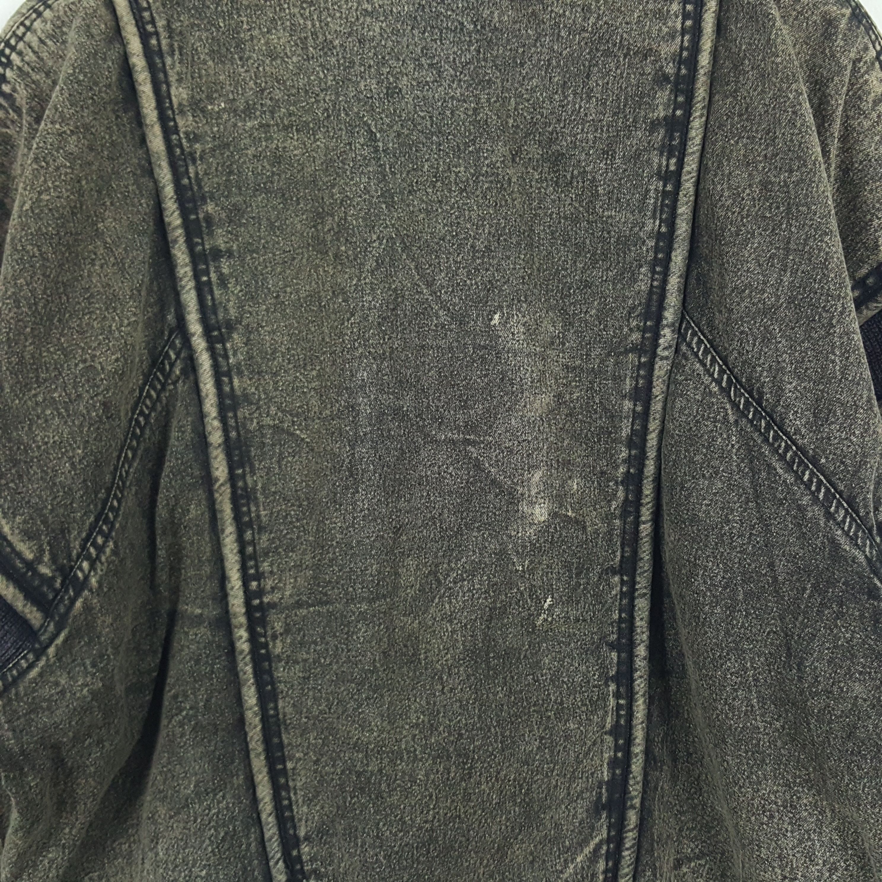 If Six Was Nine × Le Grande Bleu (L.G.B.) × Vintage Vintage Harley Davidson Motorcycle Club Denim Jacket Size US XL / EU 56 / 4 - 4 Thumbnail