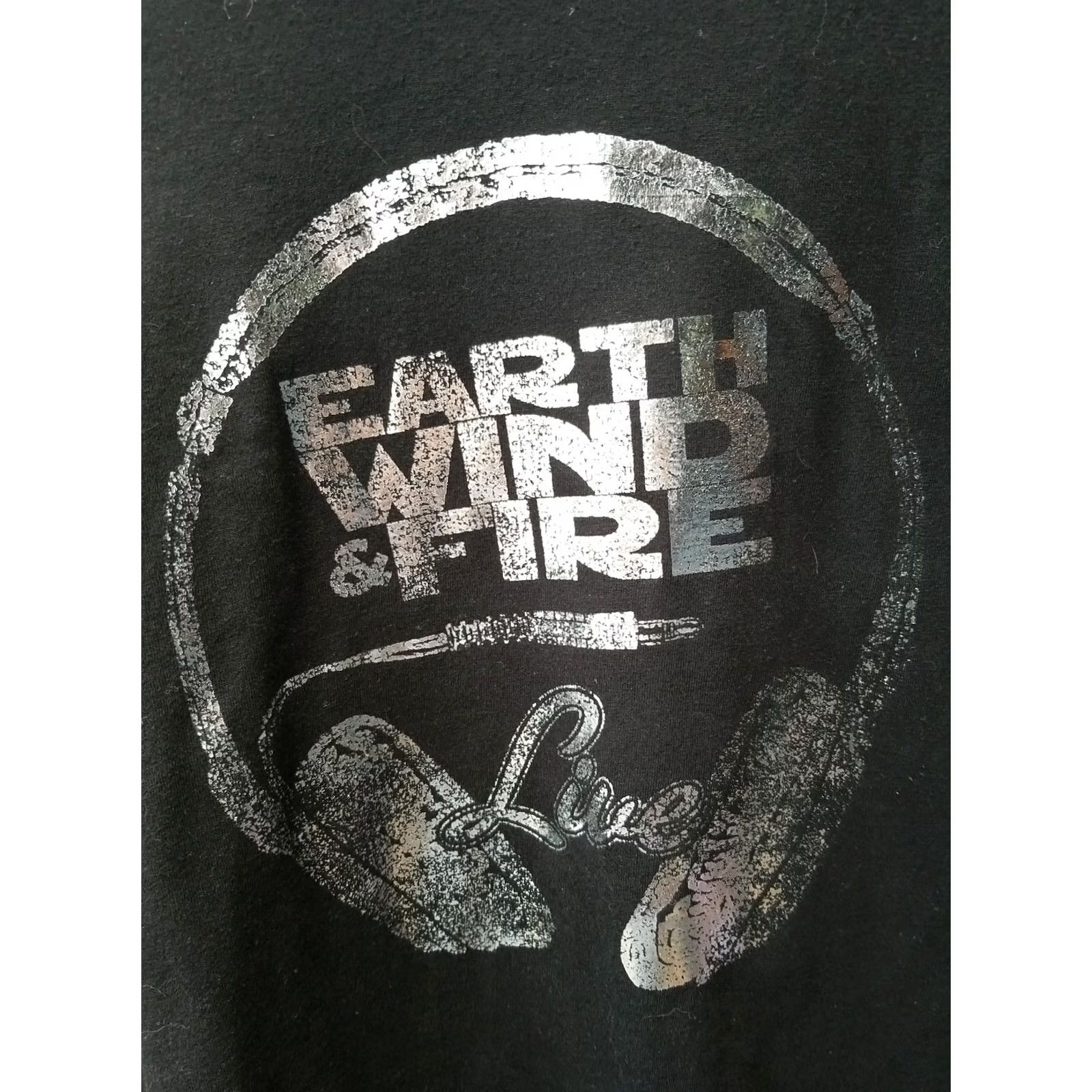 Vintage VINTAGE Earth Wind and Fire Sumner Tour black T-Shirt XL Men Shirt Short Sleeve Crew Neck 2009 Music Size US XL / EU 56 / 4 - 2 Thumbnail