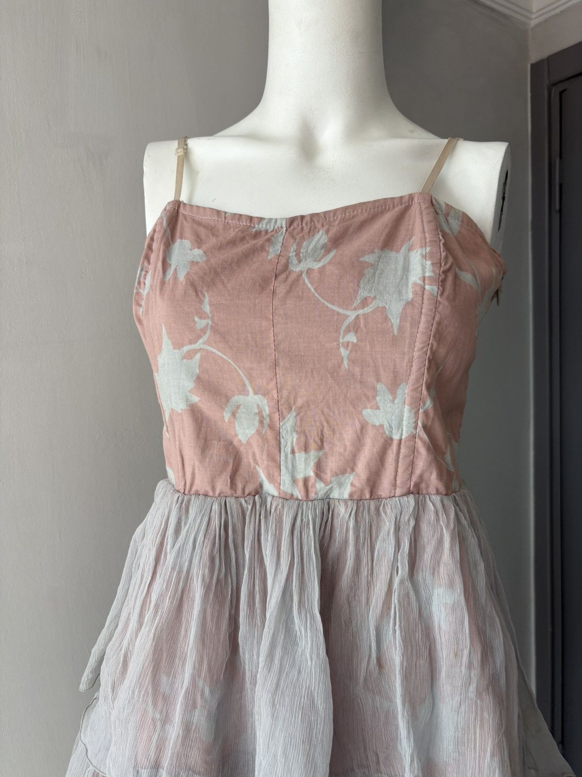 Vintage Jeff Gallano silk dress Size L / US 10 / IT 46 - 10 Thumbnail