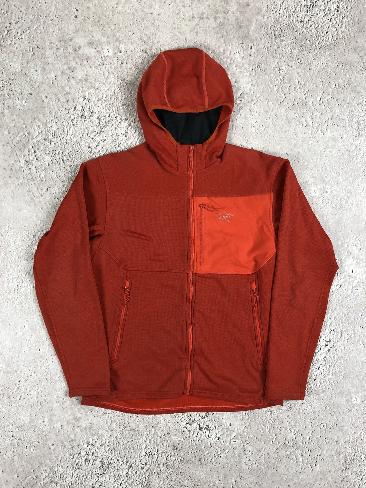 image of Arcteryx Fleece Hoodie in Red, Men's (Size Medium)