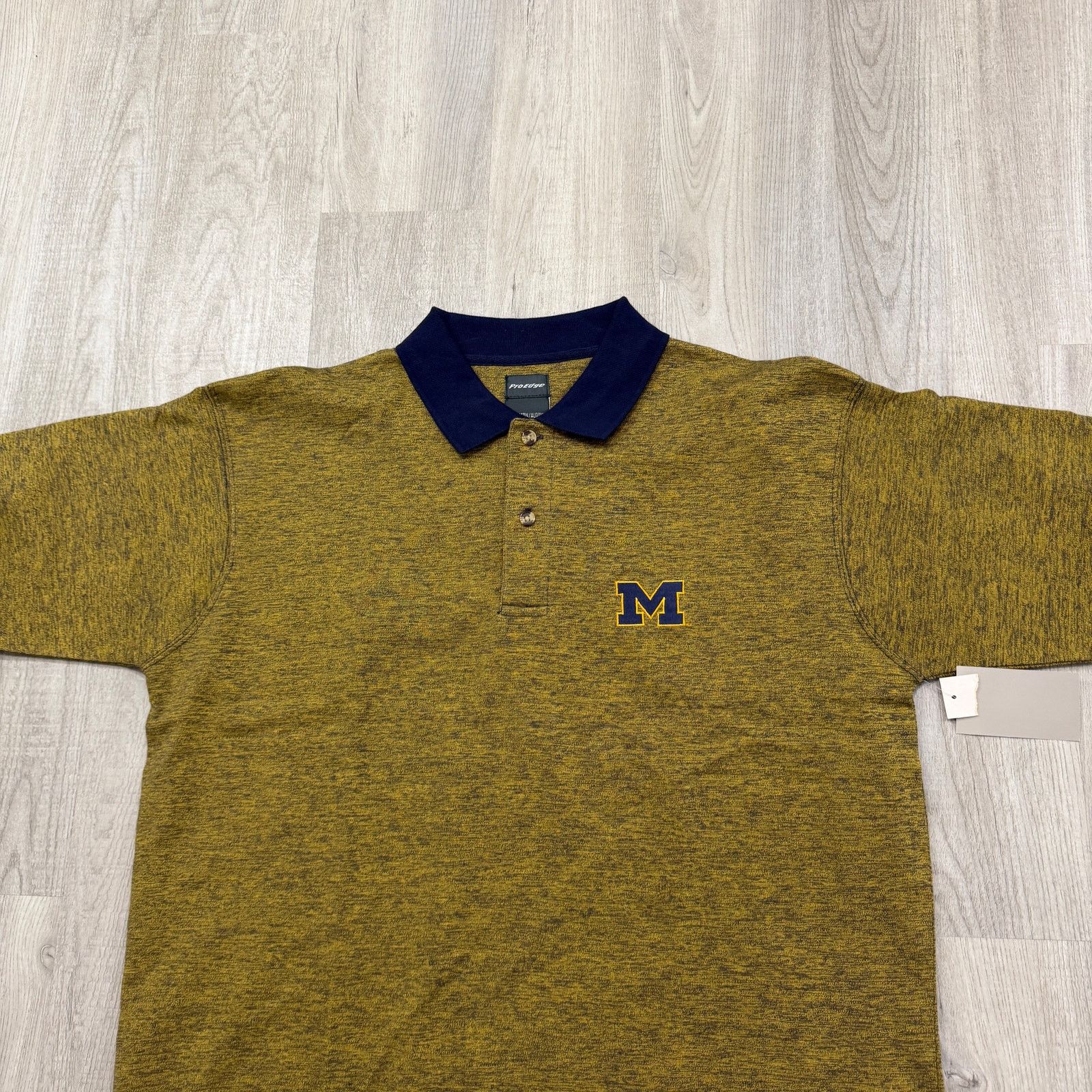 Vintage Vintage Michigan Wolverines Polo Shirt Men's Large NEW Size US L / EU 52-54 / 3 - 2 Thumbnail