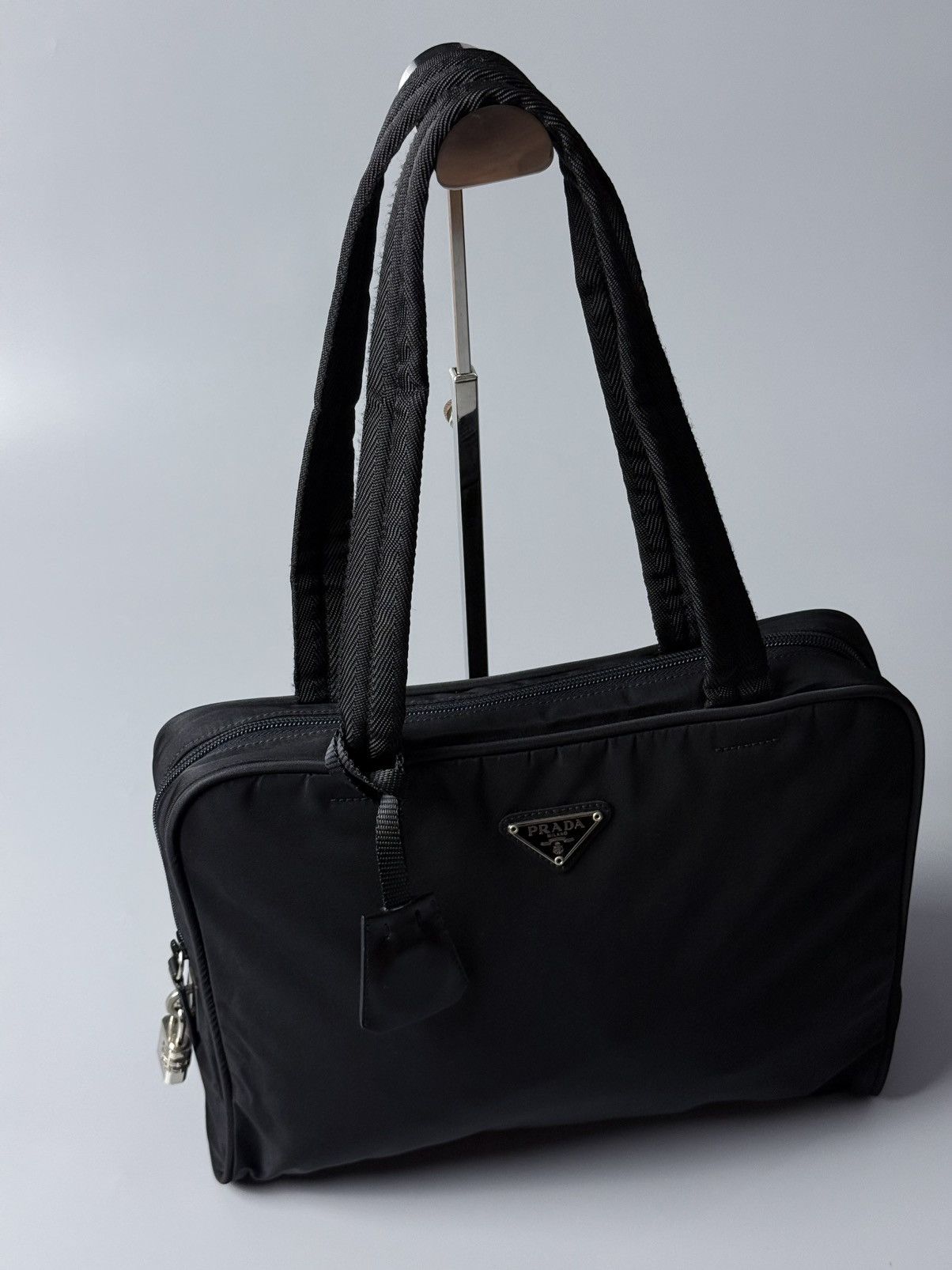 Prada Vintage Prada Bowling Bag Size ONE SIZE - 2 Thumbnail