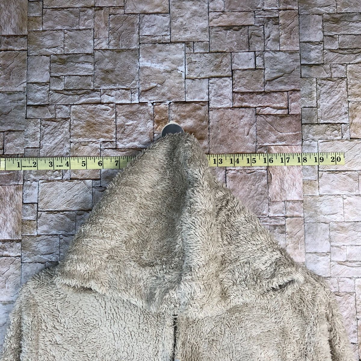 Japanese Brand The Oriat Cream fleece Sweater hoodie #A504 Size US M / EU 48-50 / 2 - 4 Thumbnail