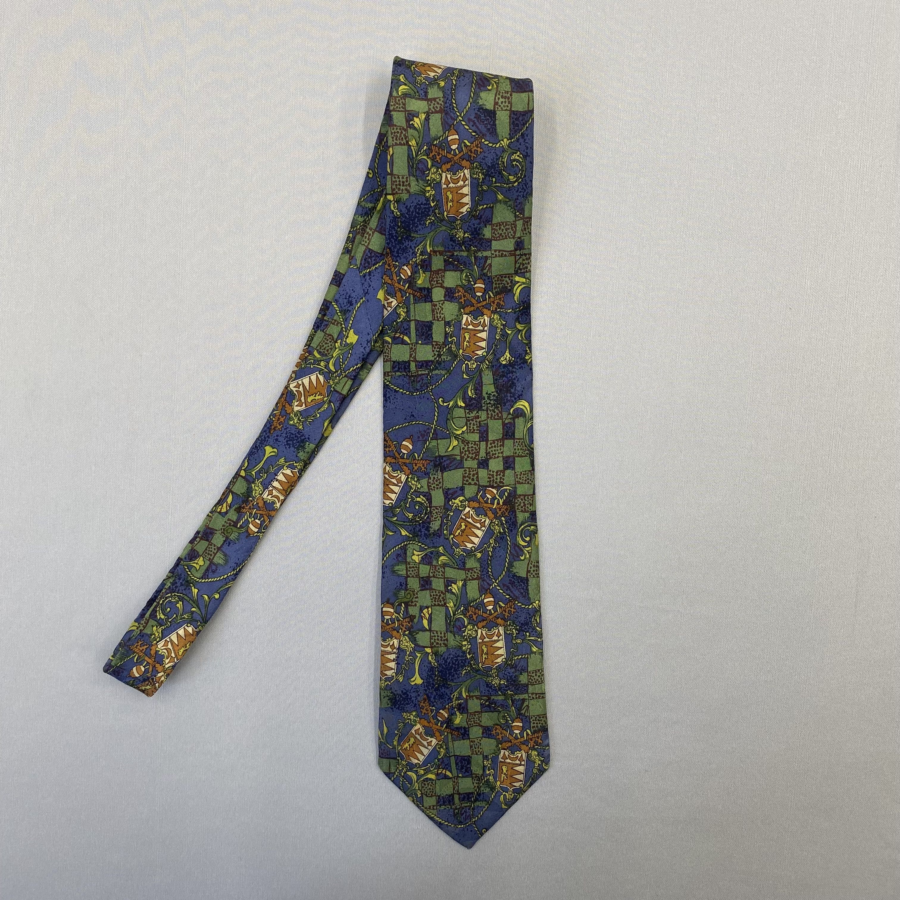 Carven Vintage Carven SILK Necktie Cravate Pure Silk Neck Tie Size ONE SIZE - 4 Thumbnail