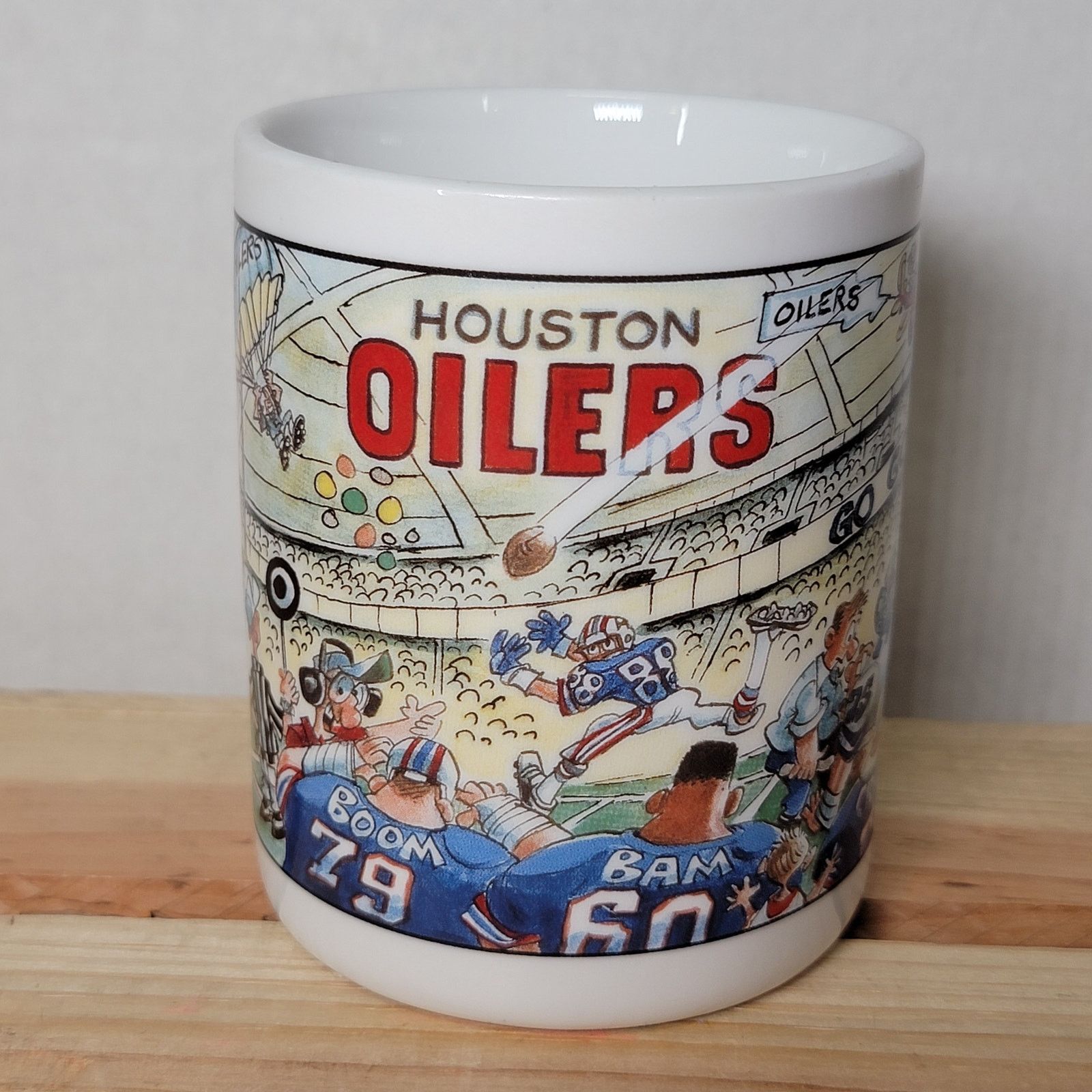 Other VINTAGE Team NFL Houston Oilers In Astrodome Ceramic Mug Size ONE SIZE - 1 Thumbnail