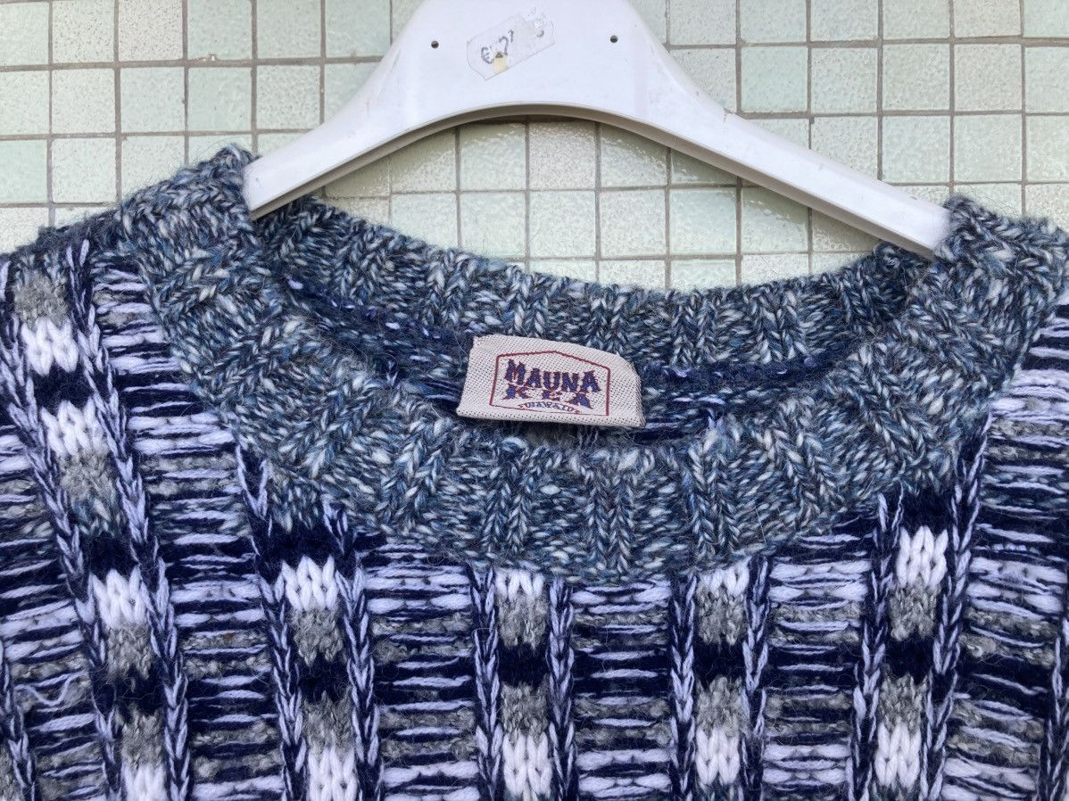 Other Mauna kea Hawaii blue white patterned sweater Size US M / EU 48-50 / 2 - 3 Thumbnail